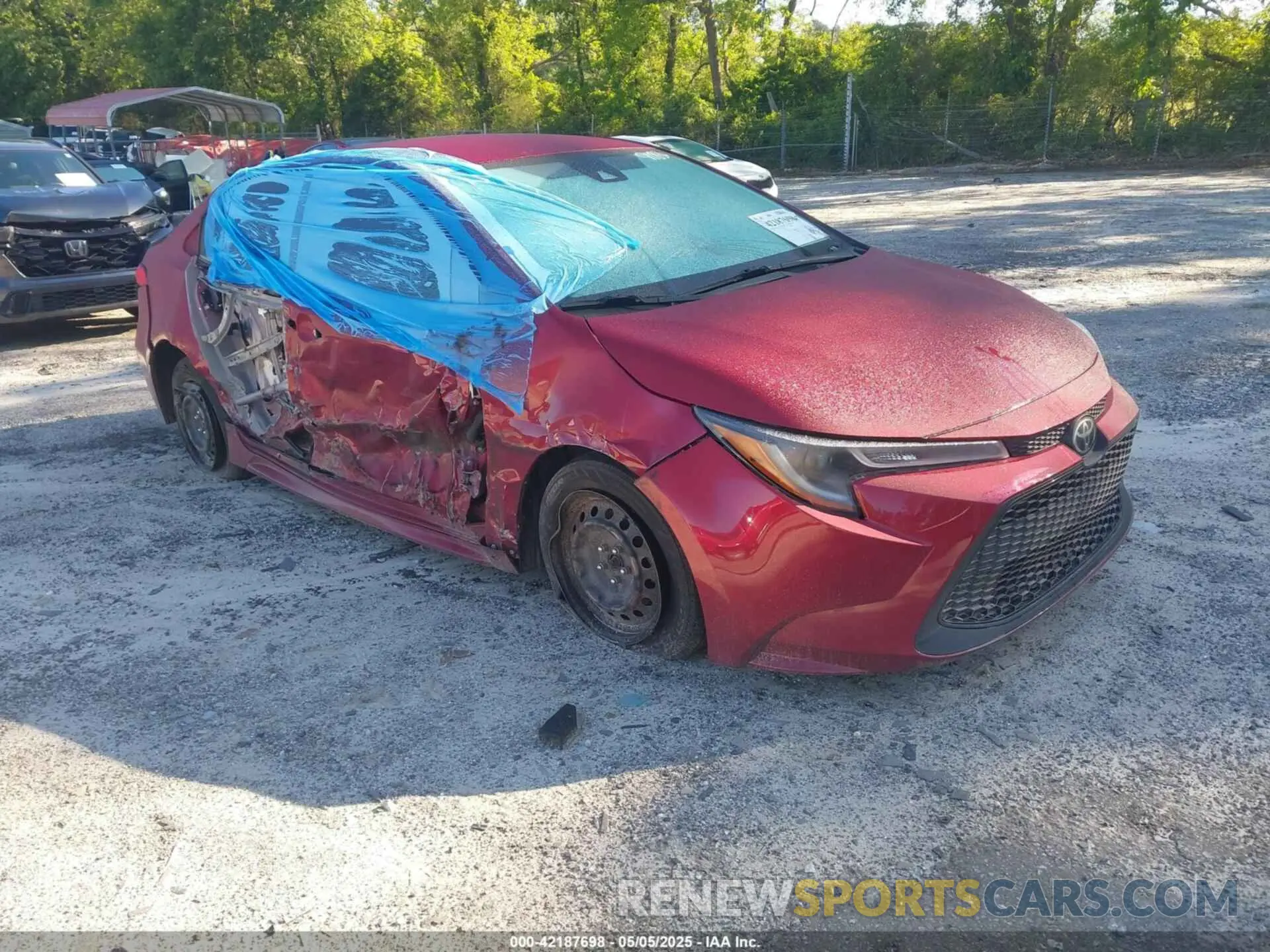 1 Photograph of a damaged car JTDEPMAE3NJ219183 TOYOTA COROLLA 2022
