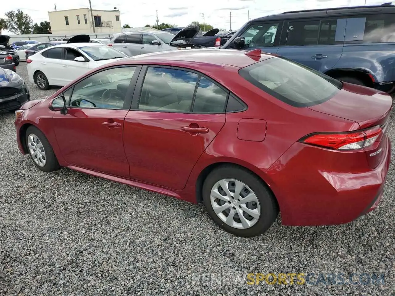 2 Photograph of a damaged car JTDEPMAE3NJ223847 TOYOTA COROLLA 2022