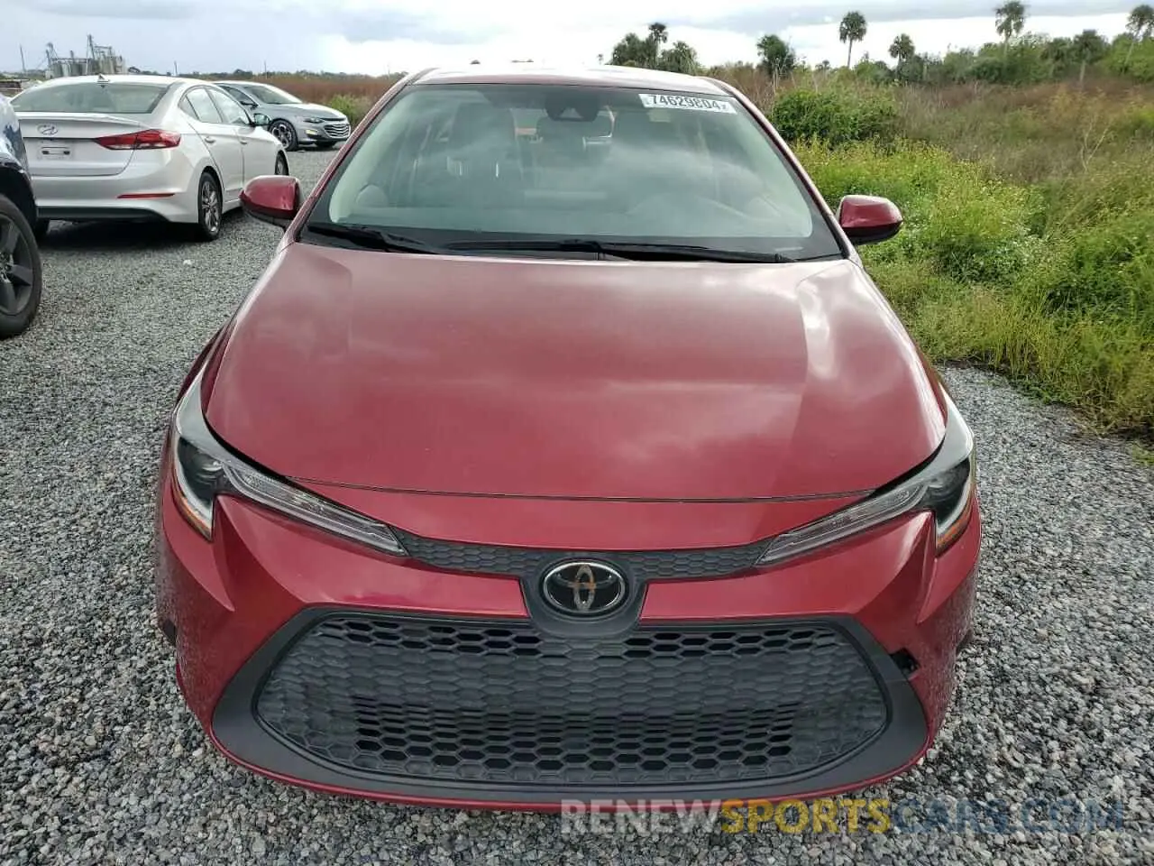 5 Photograph of a damaged car JTDEPMAE3NJ223847 TOYOTA COROLLA 2022