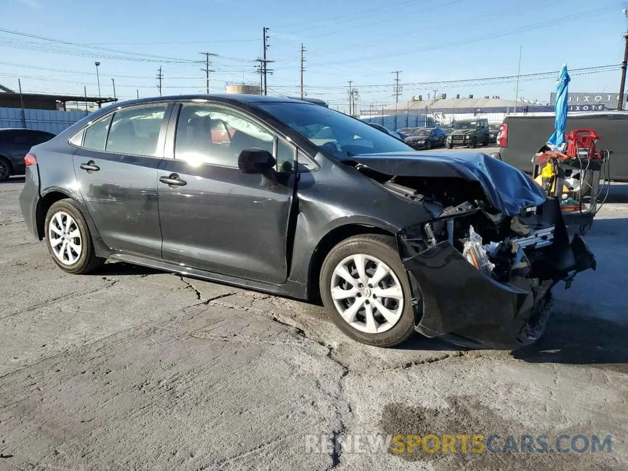 4 Photograph of a damaged car JTDEPMAE3NJ231320 TOYOTA COROLLA 2022
