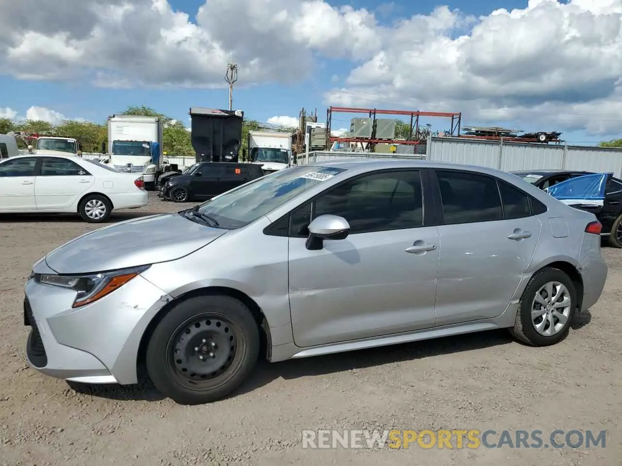 1 Photograph of a damaged car JTDEPMAE3NJ231768 TOYOTA COROLLA 2022