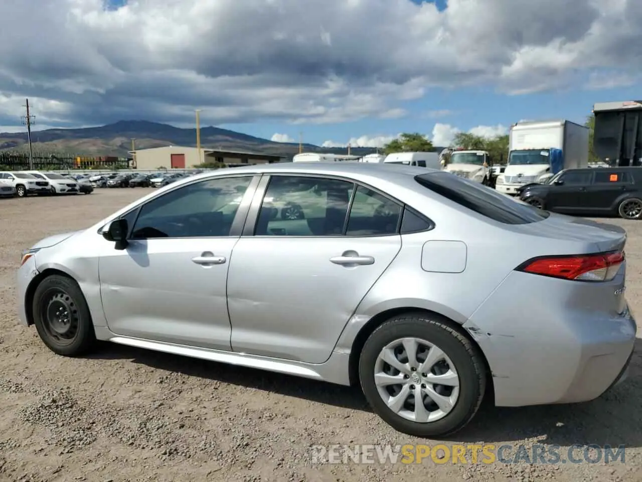 2 Photograph of a damaged car JTDEPMAE3NJ231768 TOYOTA COROLLA 2022