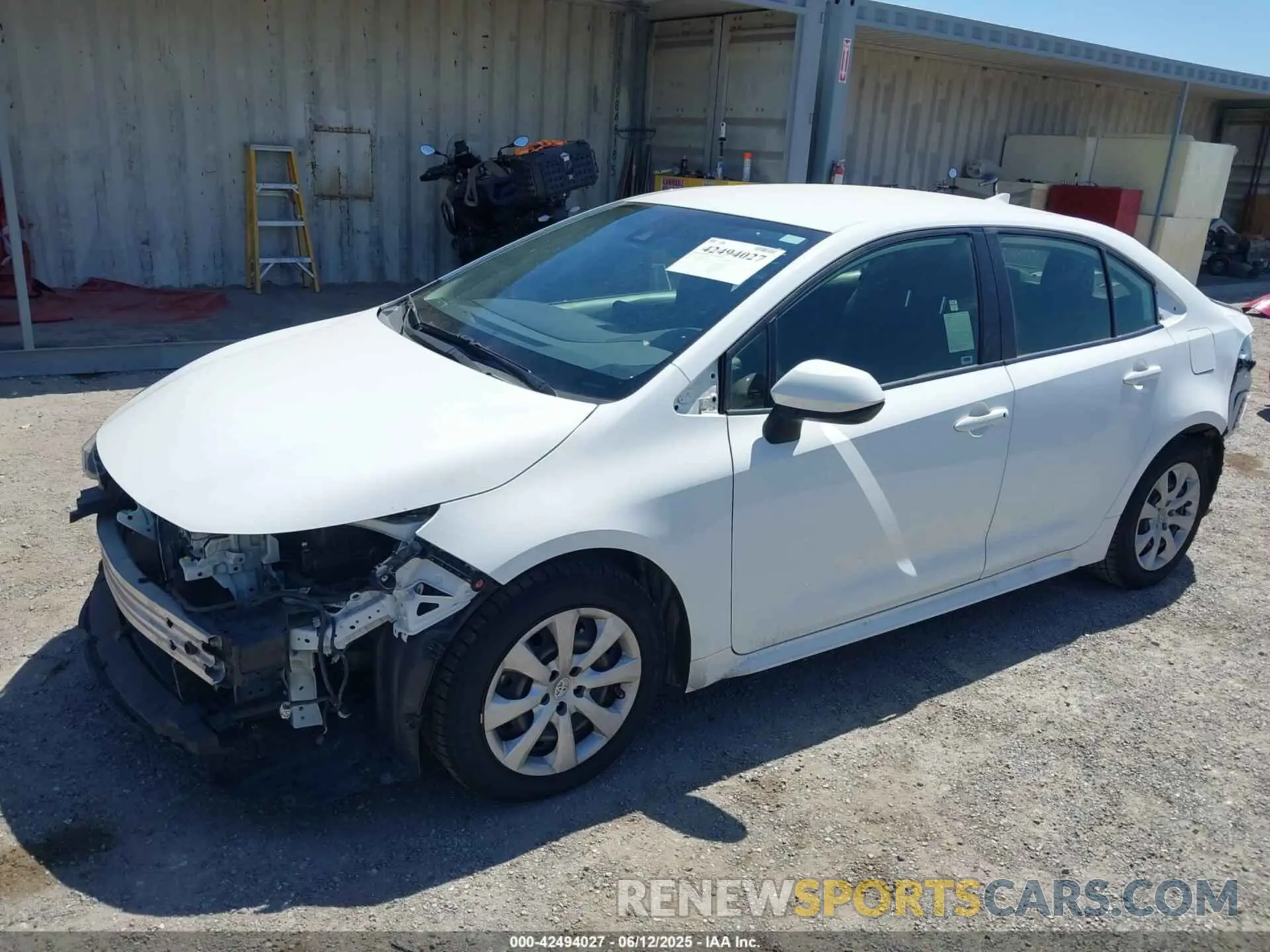 2 Photograph of a damaged car JTDEPMAE4N3002584 TOYOTA COROLLA 2022
