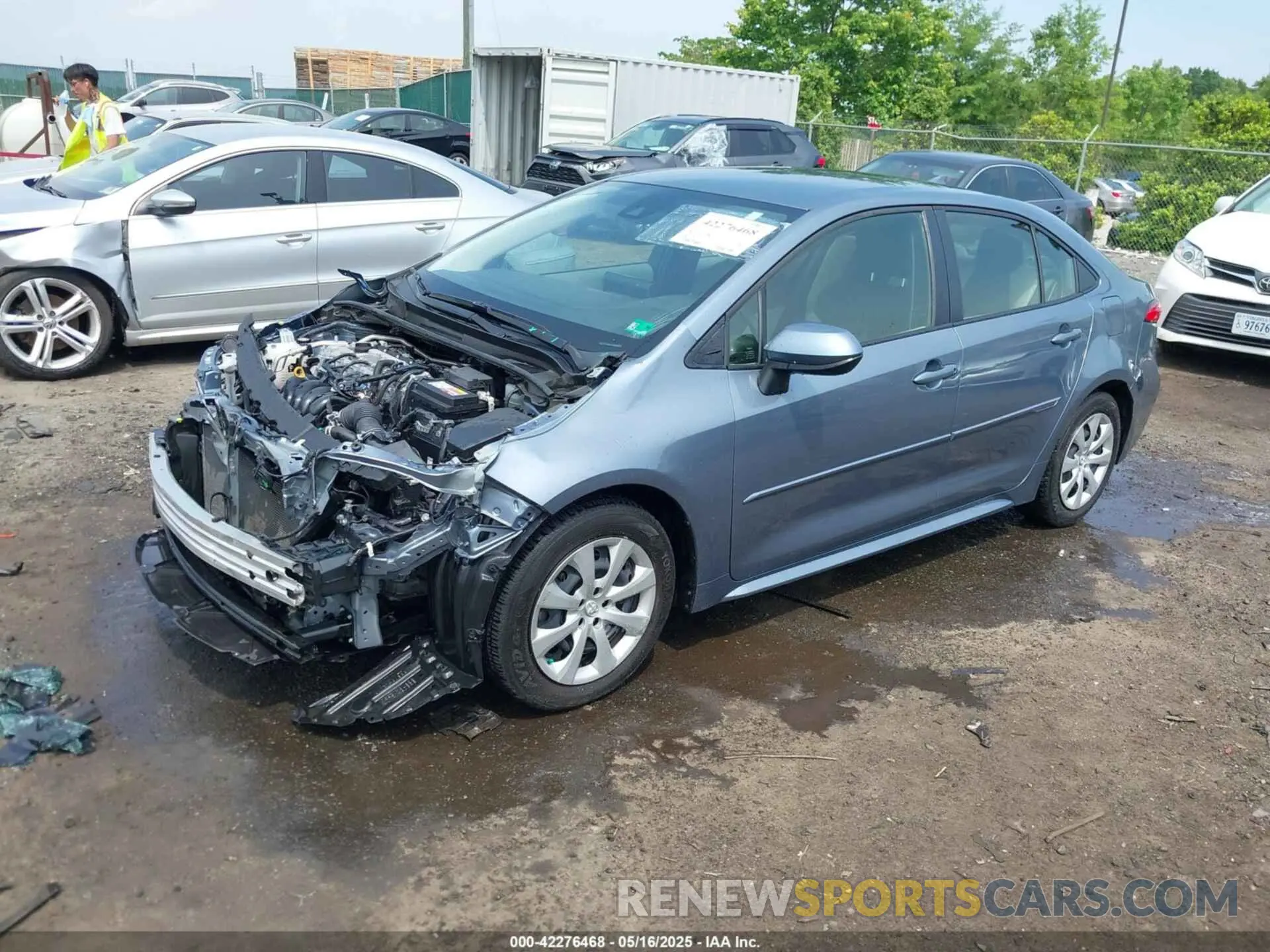 2 Photograph of a damaged car JTDEPMAE4N3004674 TOYOTA COROLLA 2022