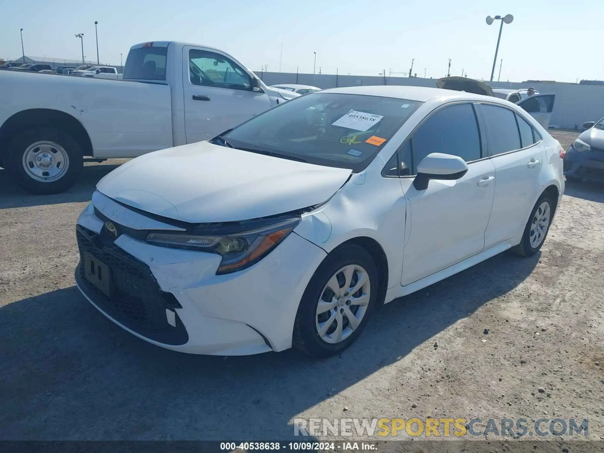 2 Photograph of a damaged car JTDEPMAE4N3006408 TOYOTA COROLLA 2022