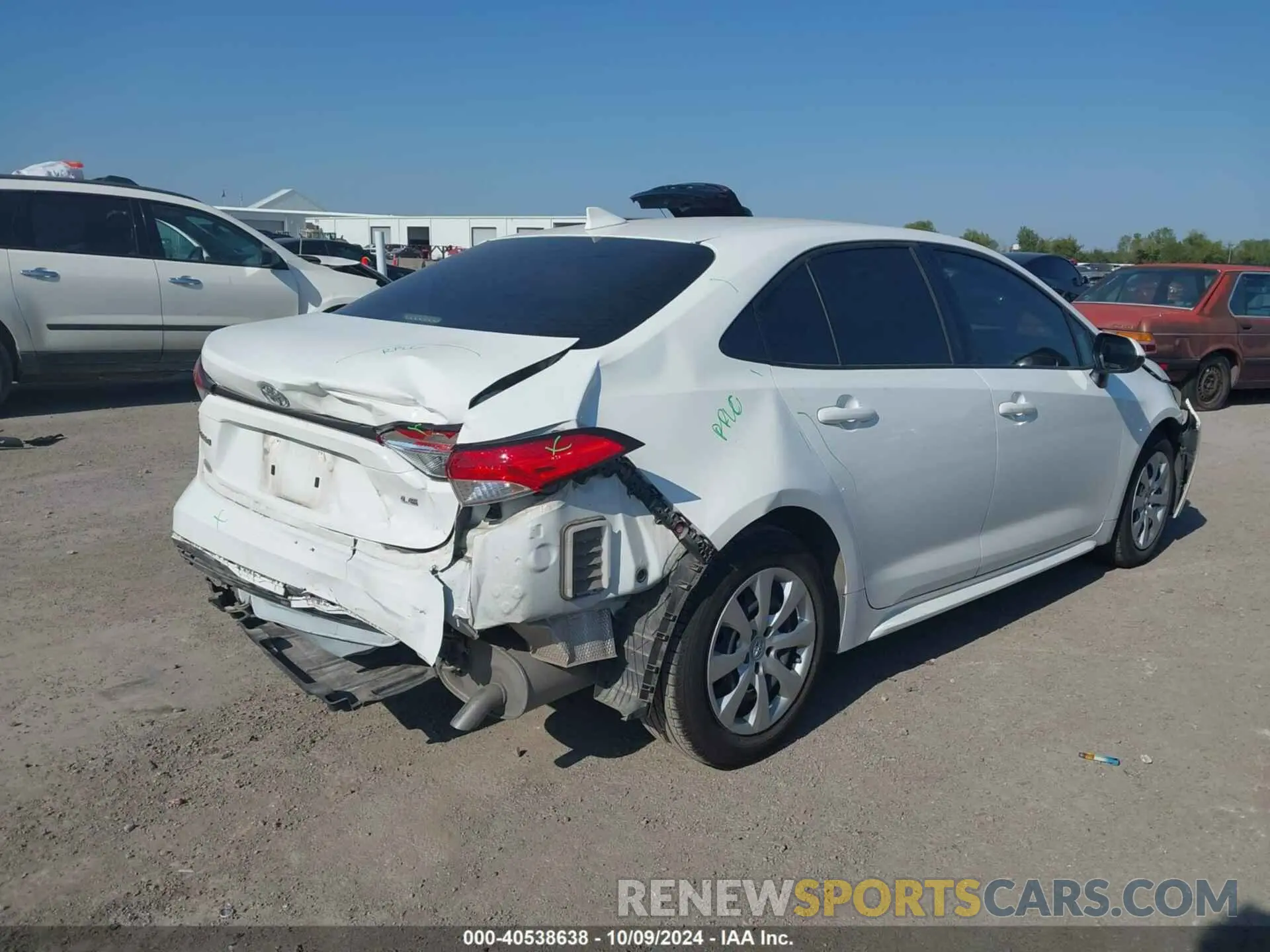 4 Photograph of a damaged car JTDEPMAE4N3006408 TOYOTA COROLLA 2022