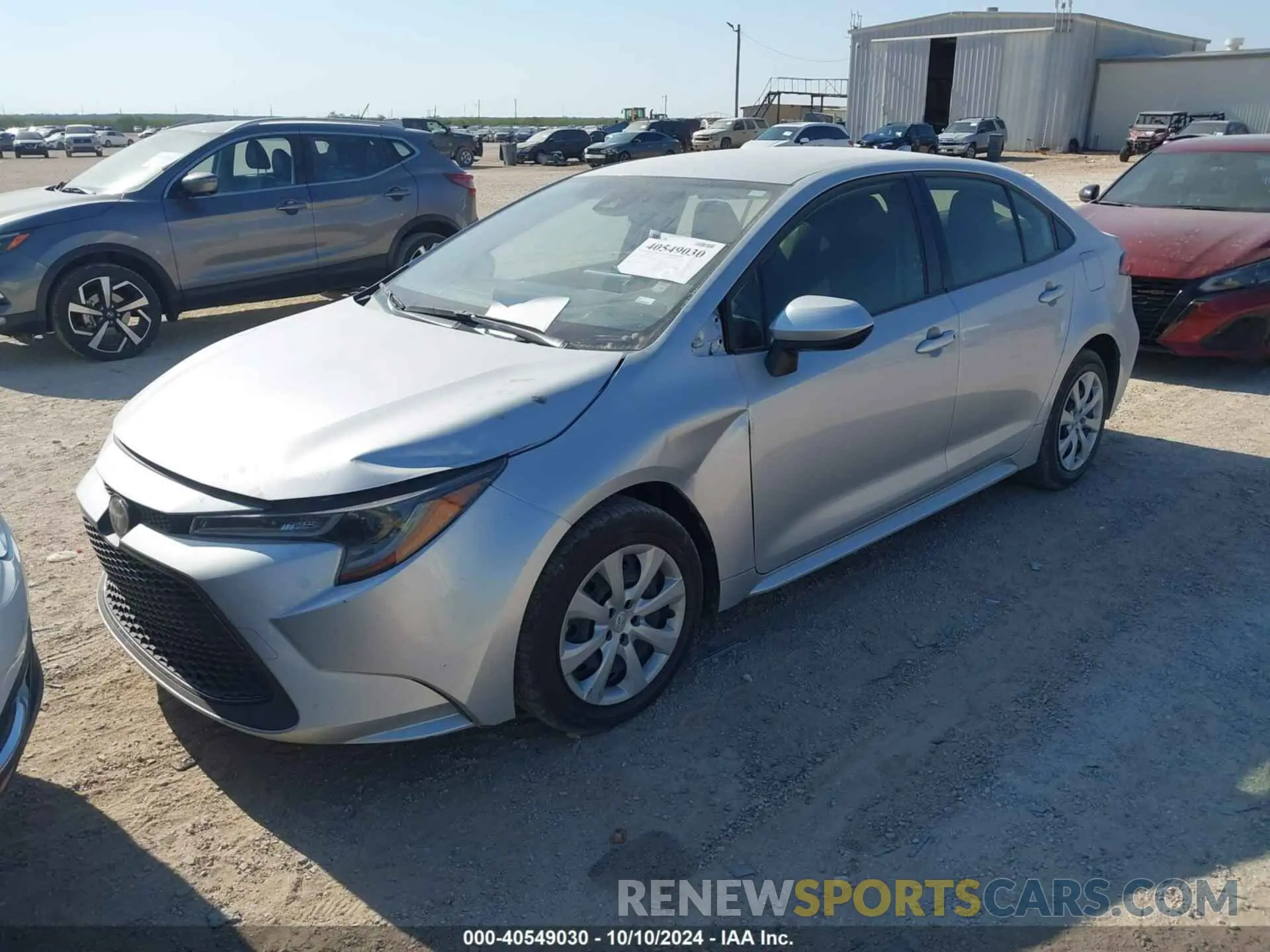 2 Photograph of a damaged car JTDEPMAE4N3020647 TOYOTA COROLLA 2022
