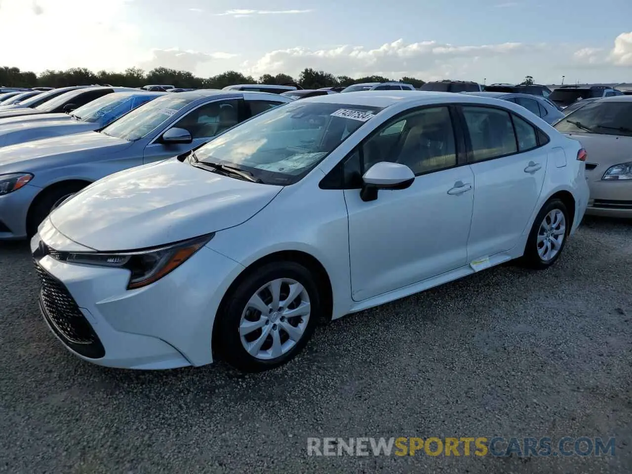 1 Photograph of a damaged car JTDEPMAE4N3022687 TOYOTA COROLLA 2022