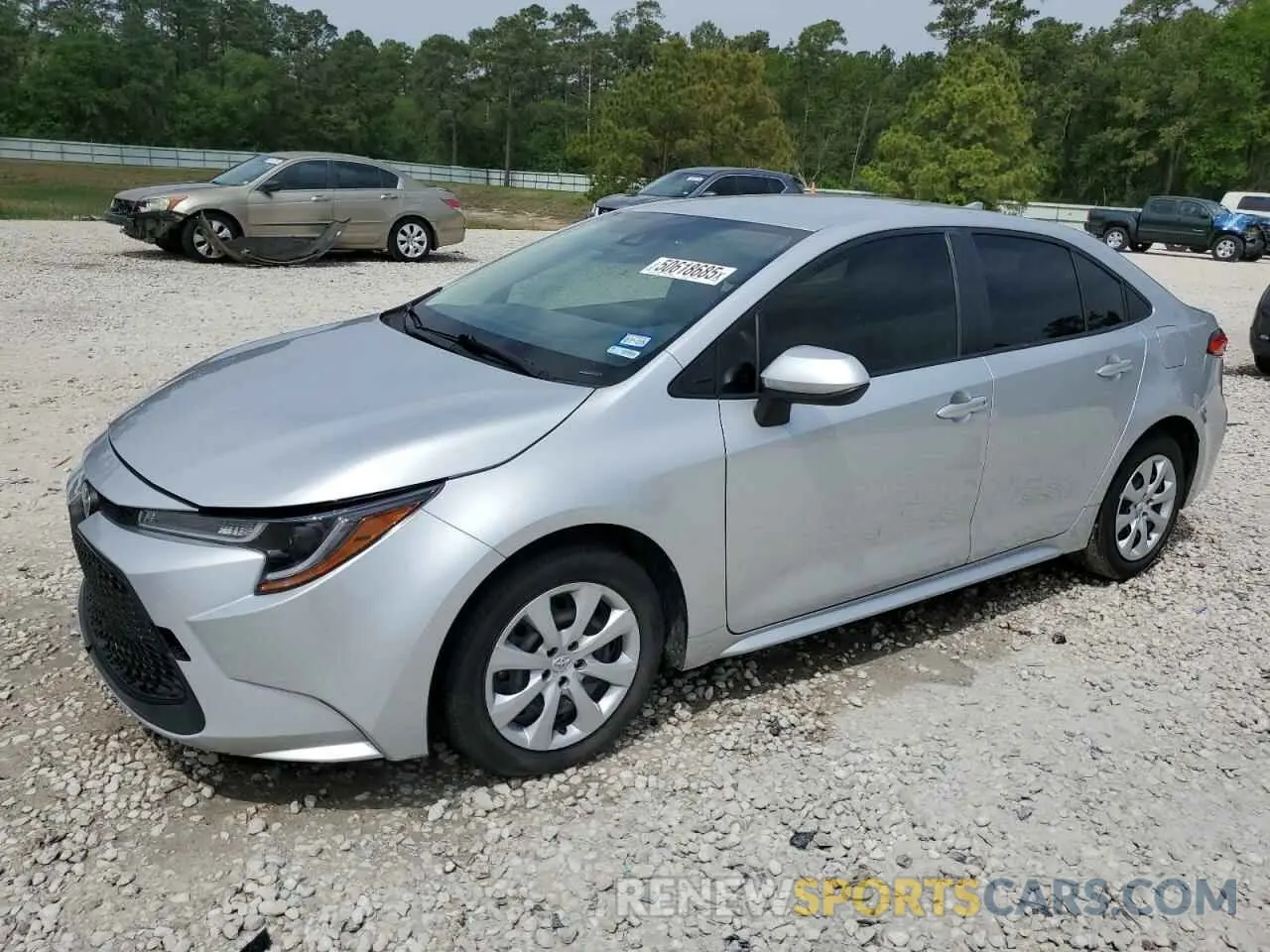 1 Photograph of a damaged car JTDEPMAE4N3026089 TOYOTA COROLLA 2022