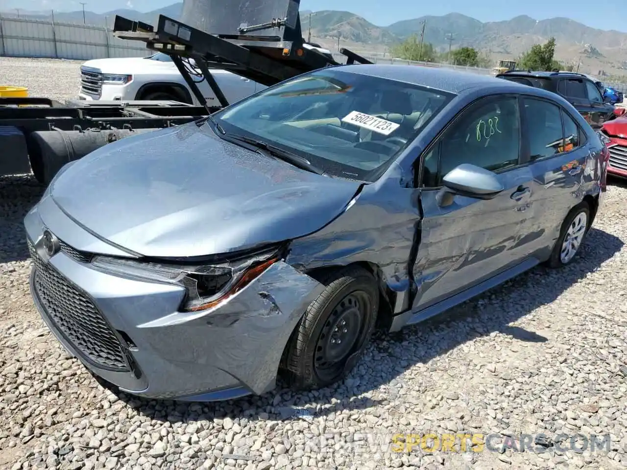 1 Photograph of a damaged car JTDEPMAE4N3027128 TOYOTA COROLLA 2022