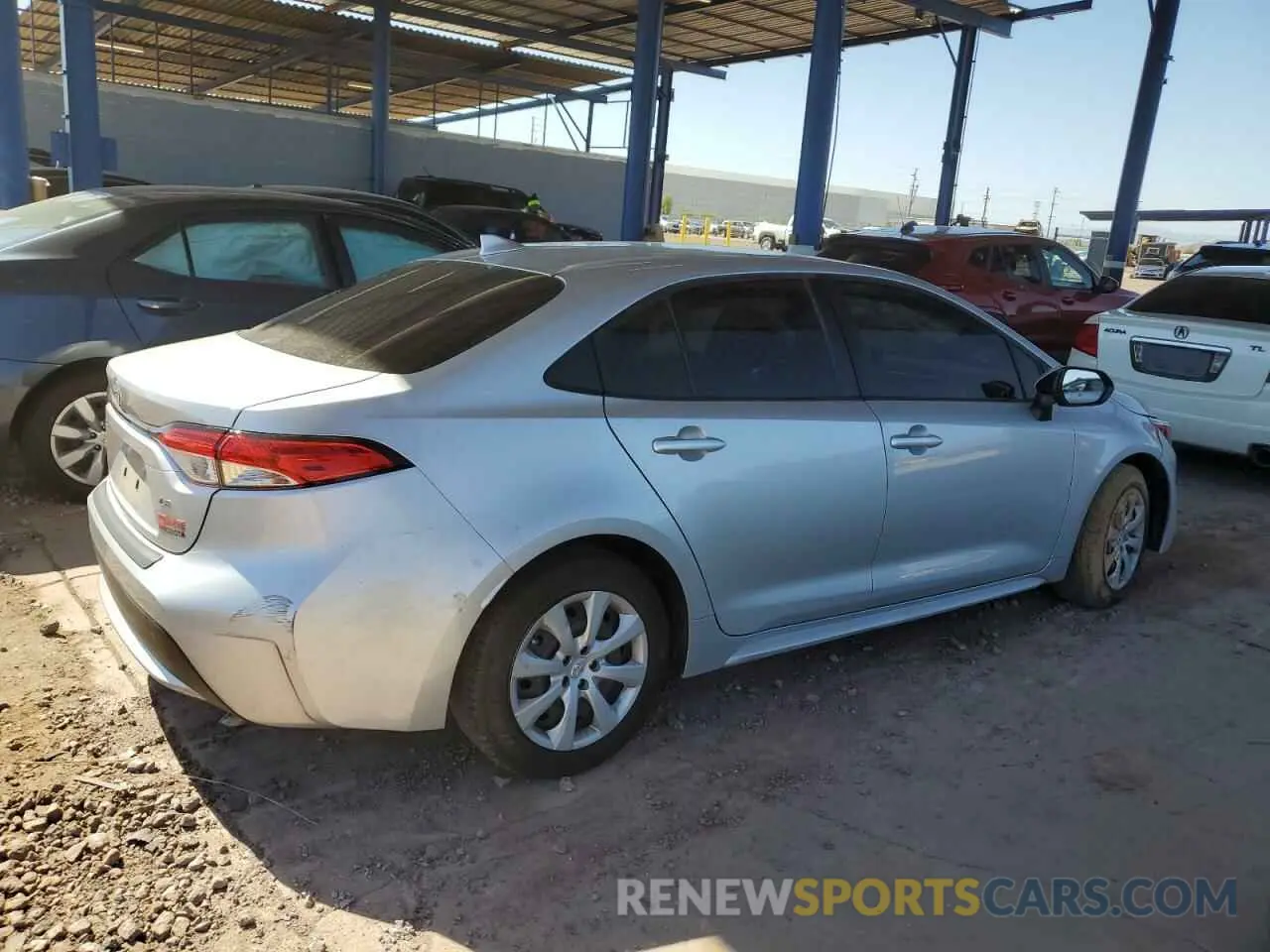 3 Photograph of a damaged car JTDEPMAE4N3029316 TOYOTA COROLLA 2022