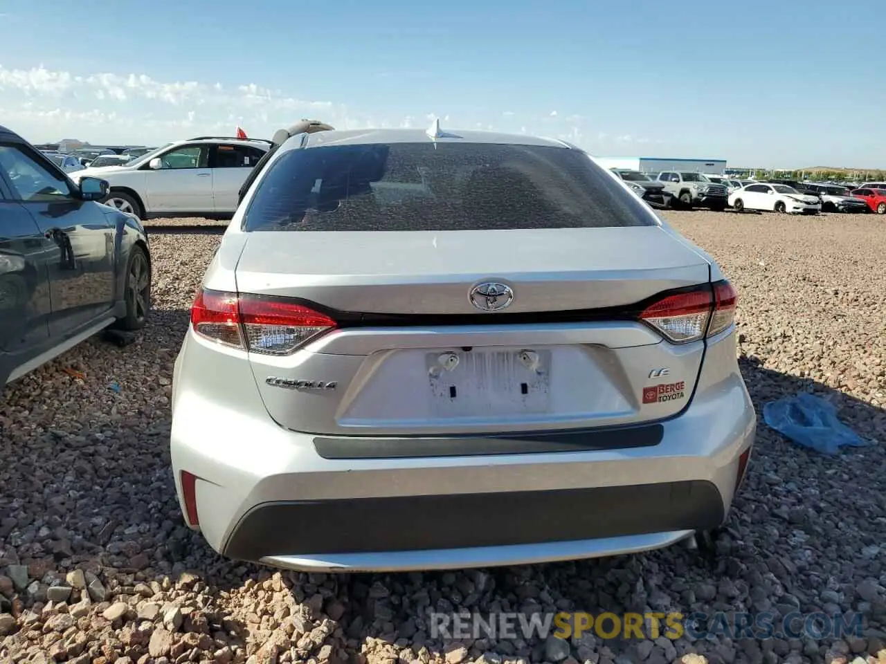 6 Photograph of a damaged car JTDEPMAE4N3029316 TOYOTA COROLLA 2022