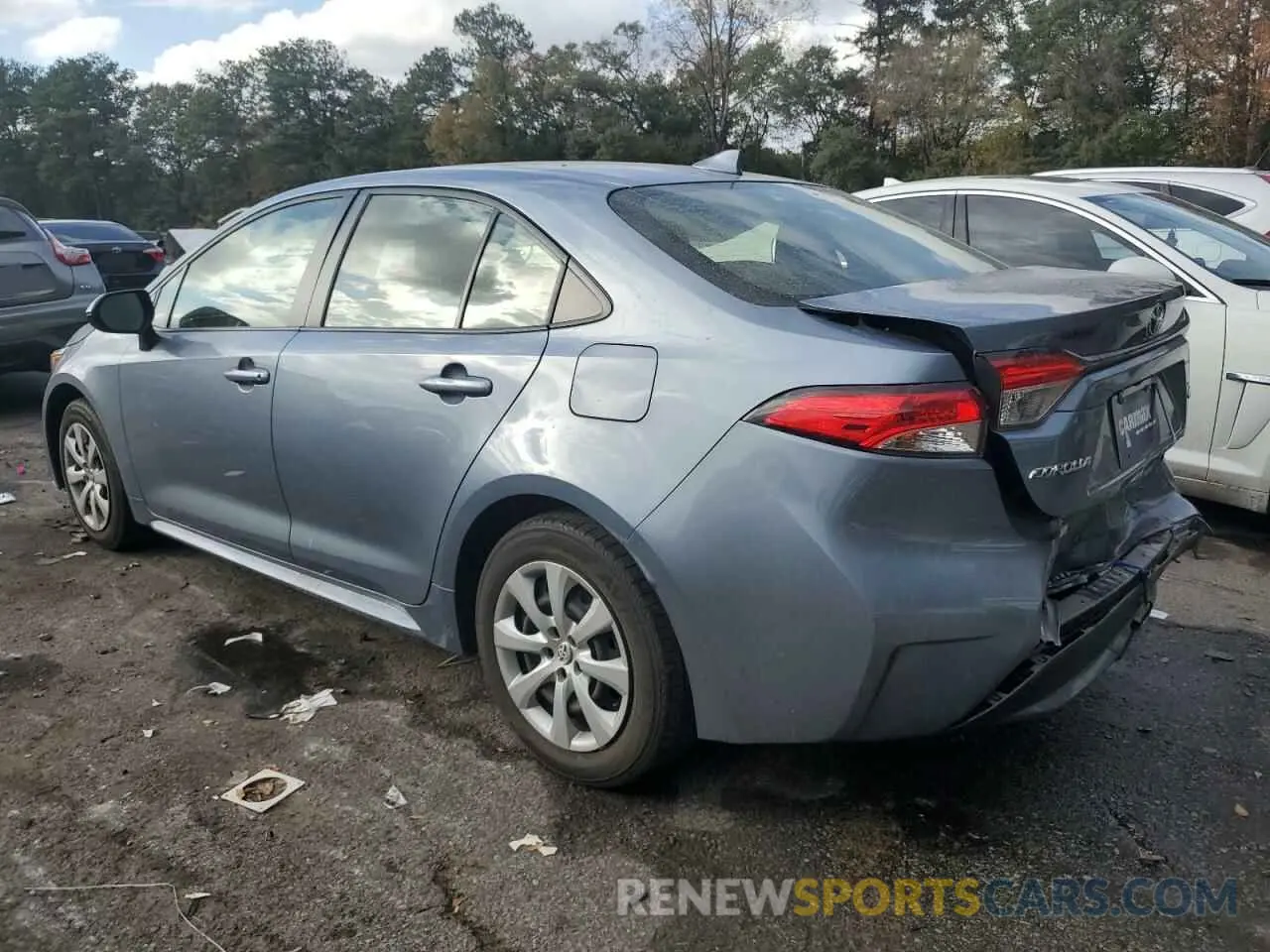 2 Photograph of a damaged car JTDEPMAE4NJ194861 TOYOTA COROLLA 2022