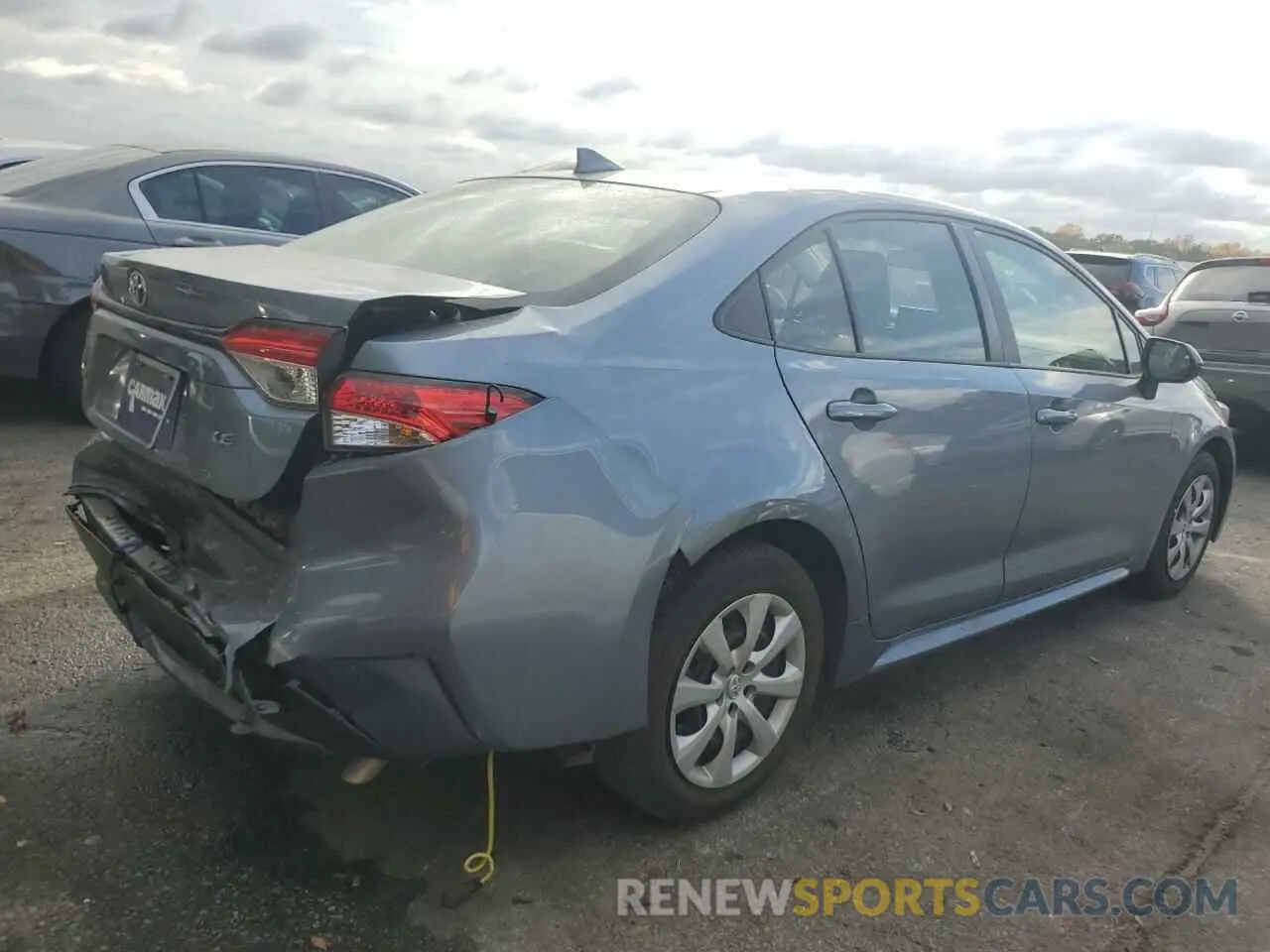 3 Photograph of a damaged car JTDEPMAE4NJ194861 TOYOTA COROLLA 2022