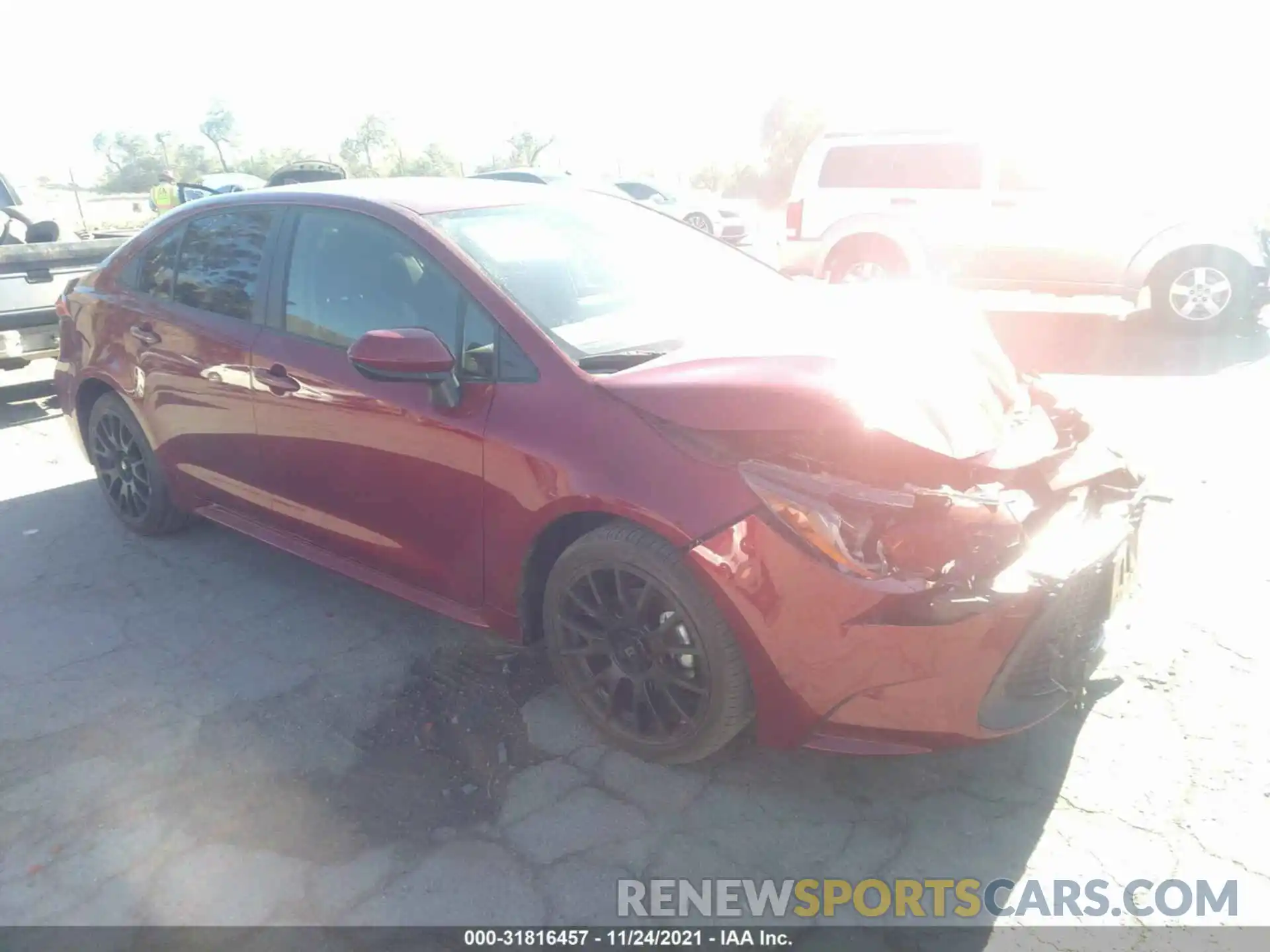 1 Photograph of a damaged car JTDEPMAE4NJ196450 TOYOTA COROLLA 2022