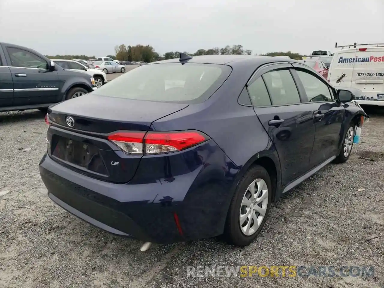 4 Photograph of a damaged car JTDEPMAE4NJ196593 TOYOTA COROLLA 2022