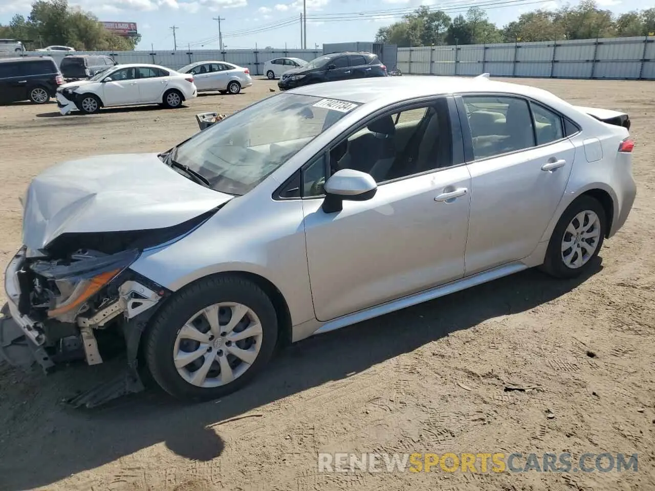 1 Photograph of a damaged car JTDEPMAE4NJ199011 TOYOTA COROLLA 2022