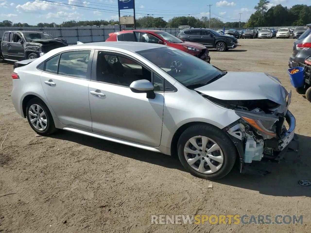 4 Photograph of a damaged car JTDEPMAE4NJ199011 TOYOTA COROLLA 2022