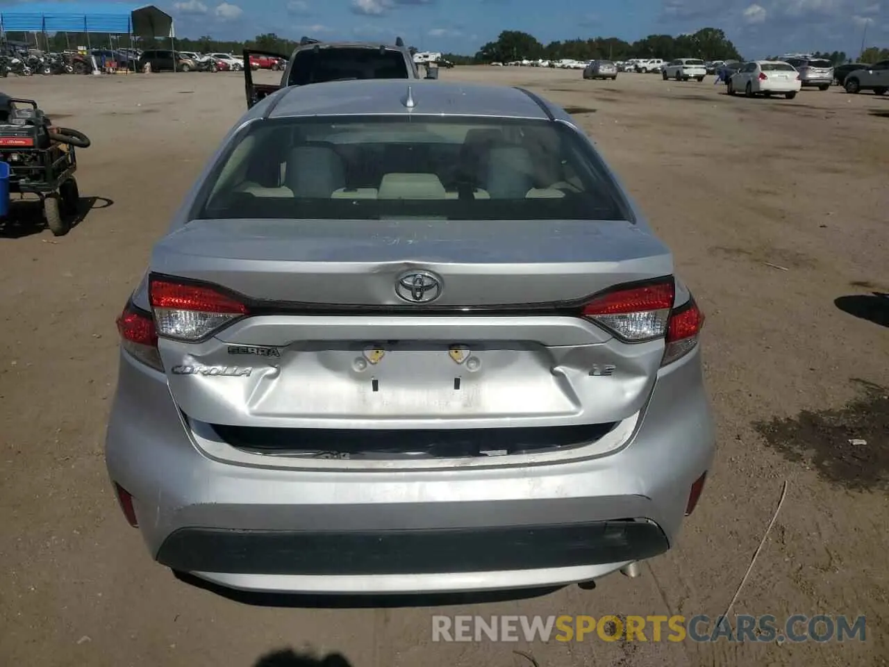 6 Photograph of a damaged car JTDEPMAE4NJ199011 TOYOTA COROLLA 2022