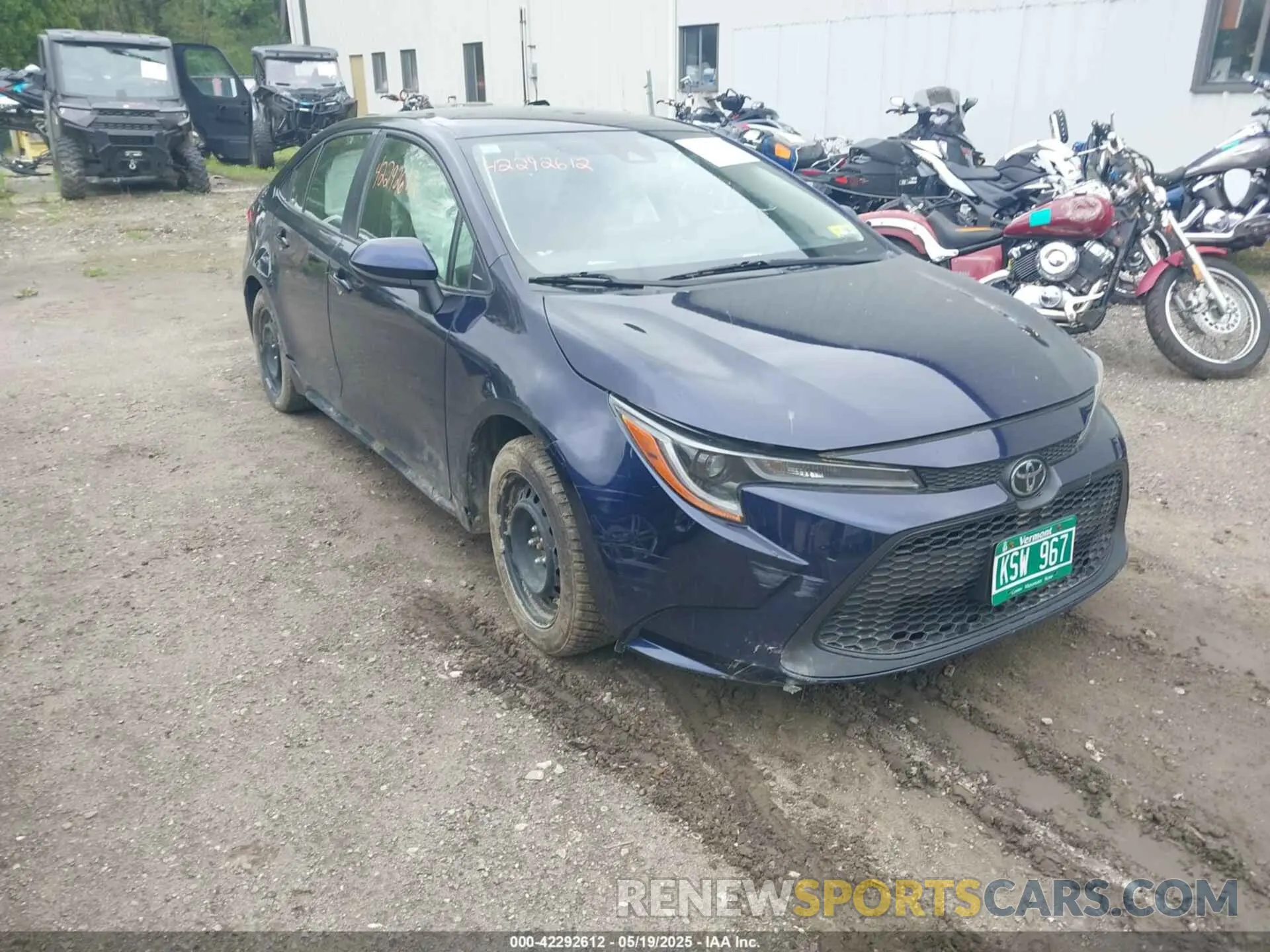 1 Photograph of a damaged car JTDEPMAE4NJ202702 TOYOTA COROLLA 2022