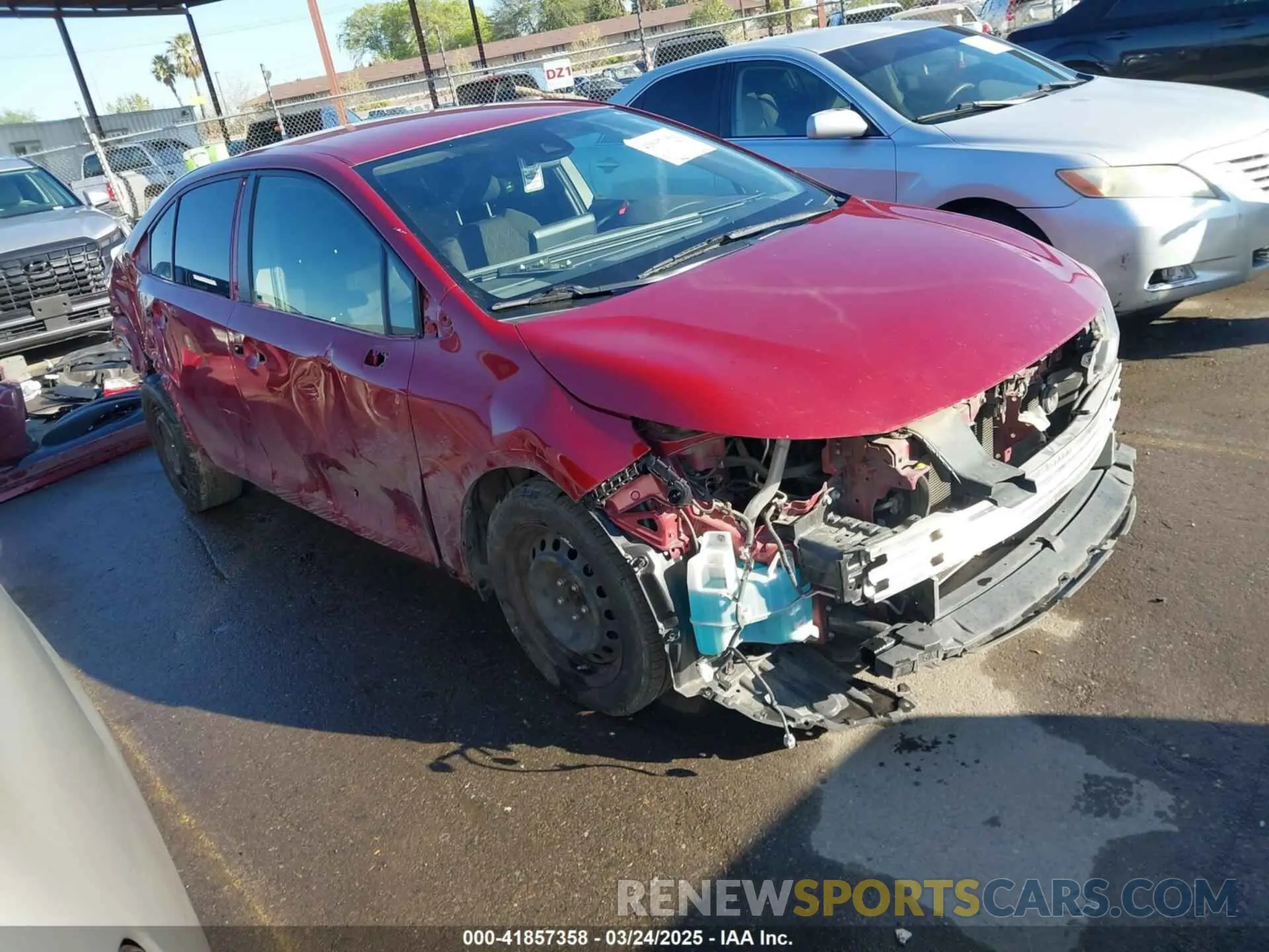 1 Photograph of a damaged car JTDEPMAE4NJ203719 TOYOTA COROLLA 2022