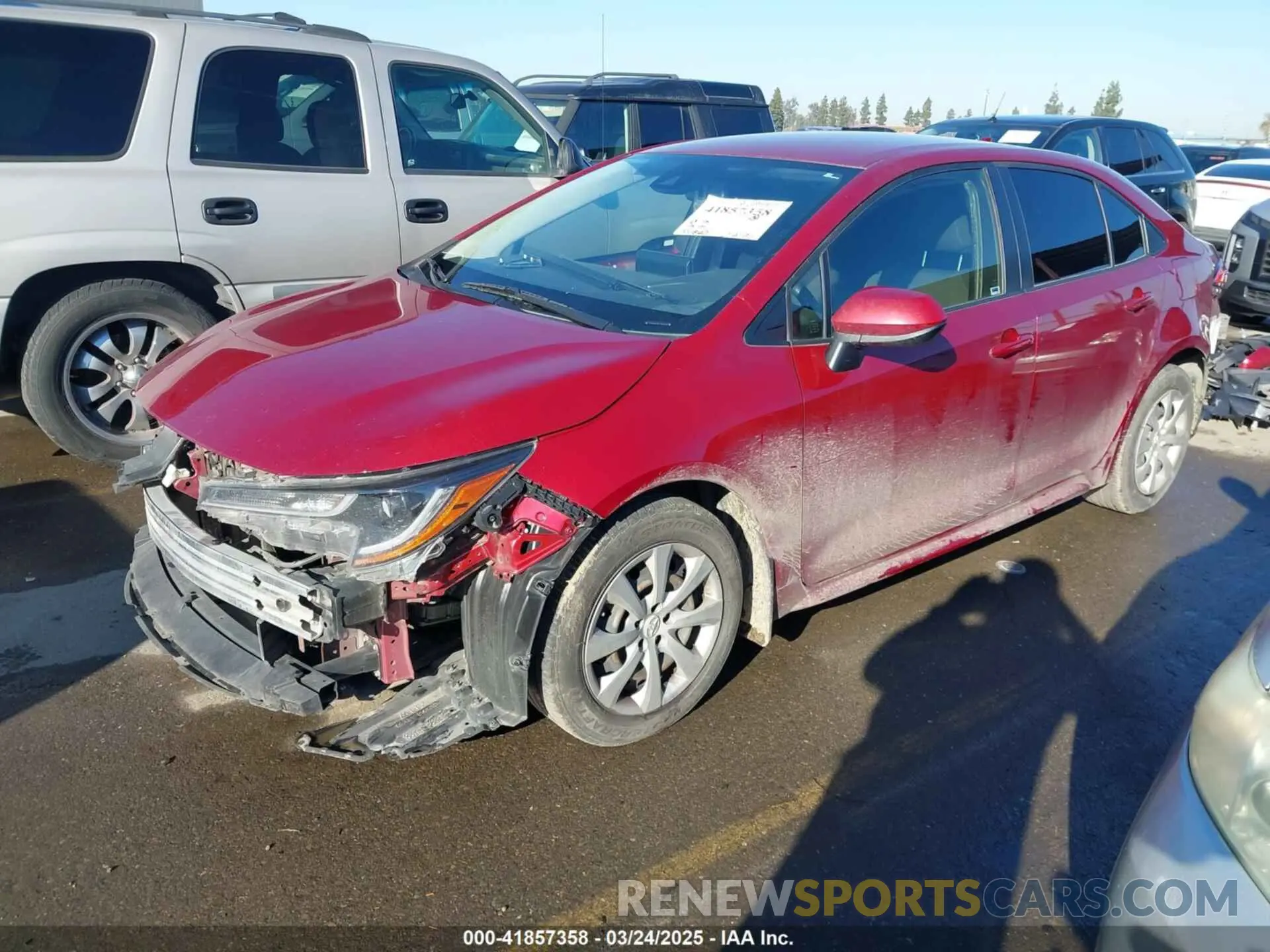 2 Photograph of a damaged car JTDEPMAE4NJ203719 TOYOTA COROLLA 2022