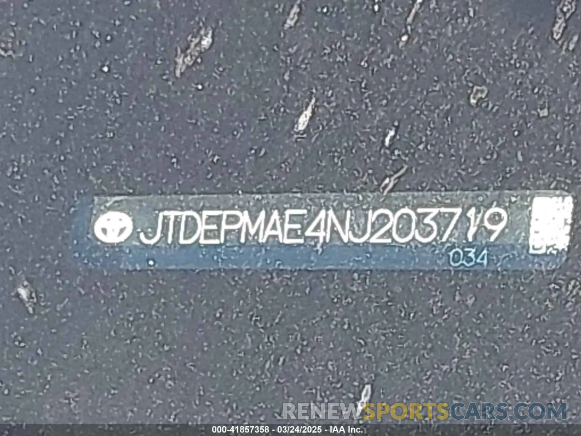 9 Photograph of a damaged car JTDEPMAE4NJ203719 TOYOTA COROLLA 2022