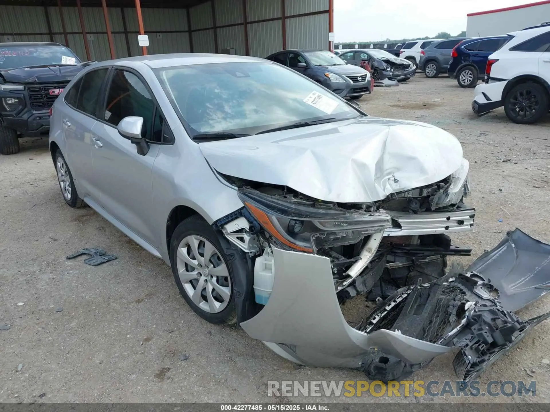 1 Photograph of a damaged car JTDEPMAE4NJ211710 TOYOTA COROLLA 2022
