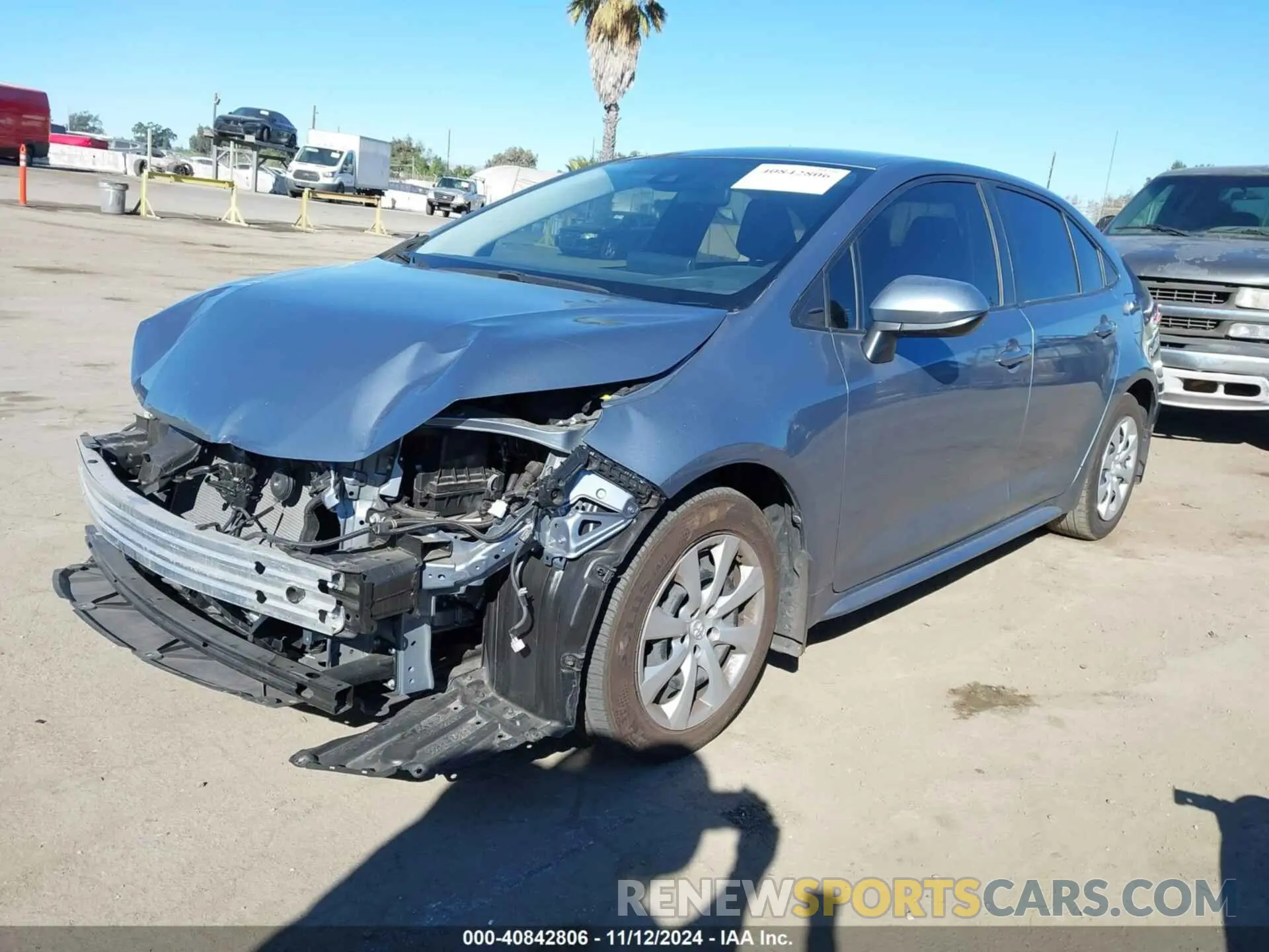 2 Photograph of a damaged car JTDEPMAE4NJ214333 TOYOTA COROLLA 2022