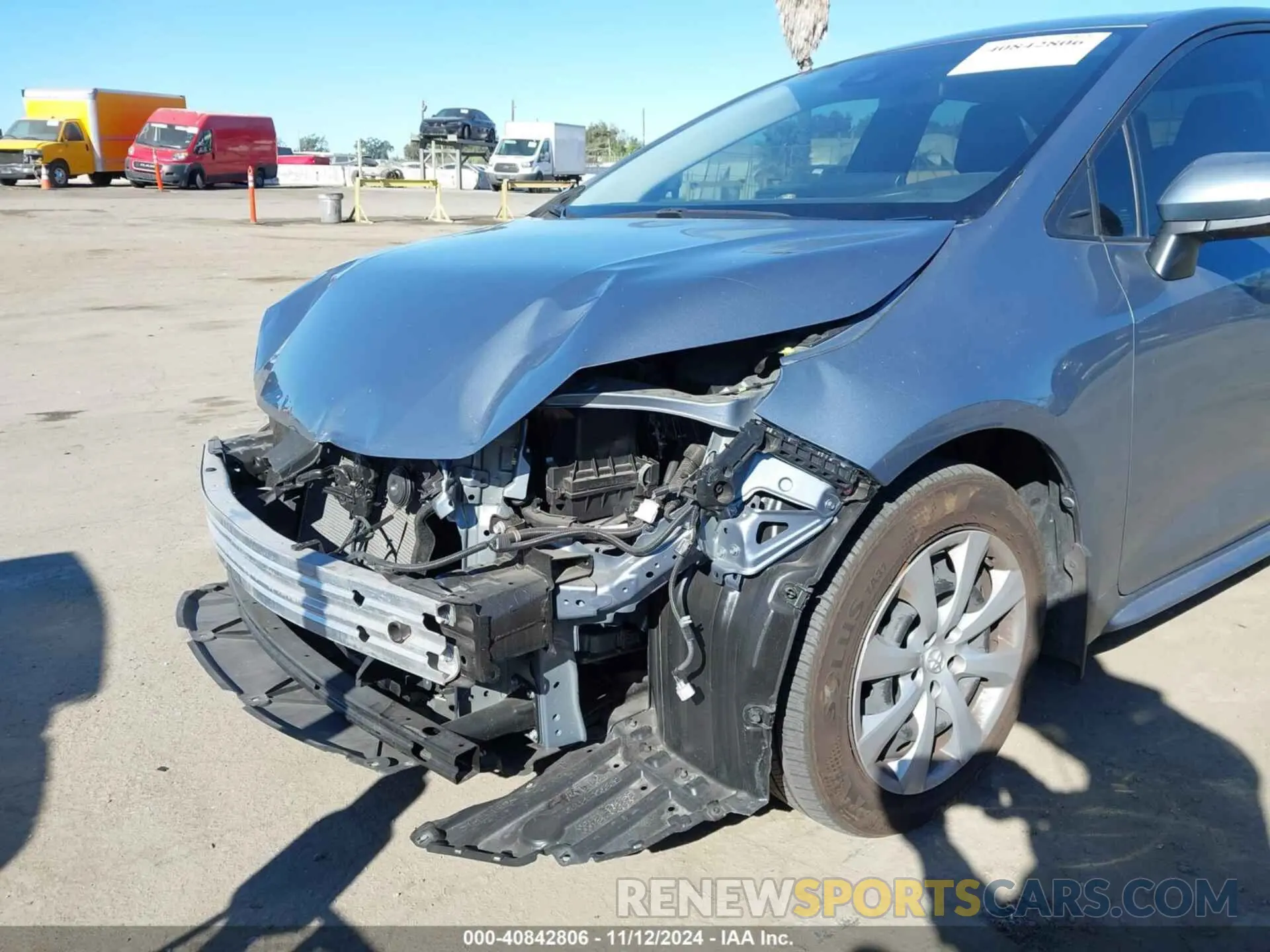 6 Photograph of a damaged car JTDEPMAE4NJ214333 TOYOTA COROLLA 2022