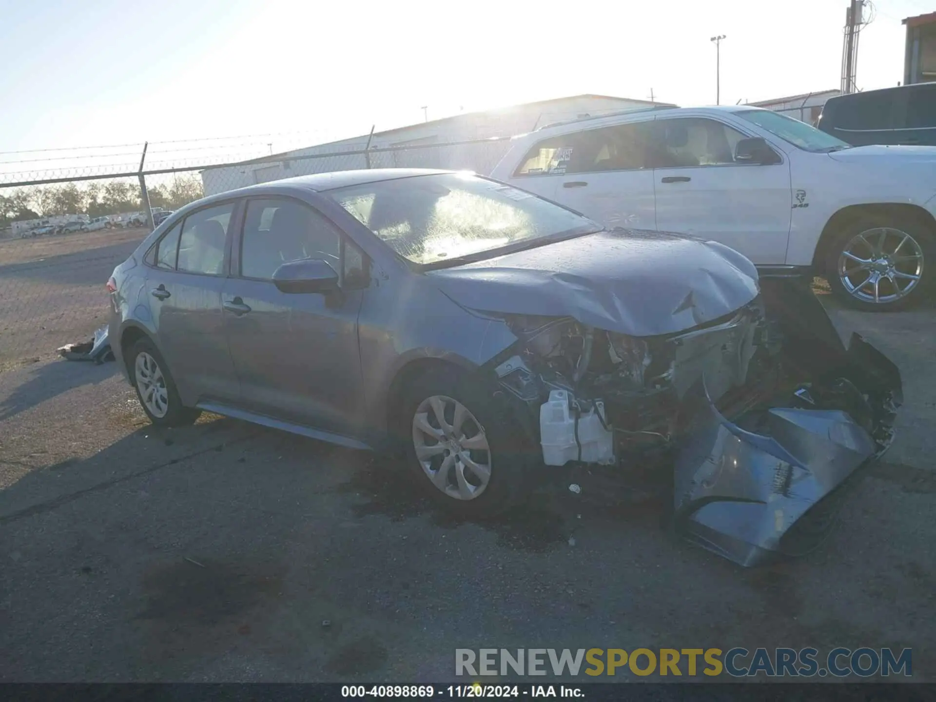 1 Photograph of a damaged car JTDEPMAE4NJ218835 TOYOTA COROLLA 2022