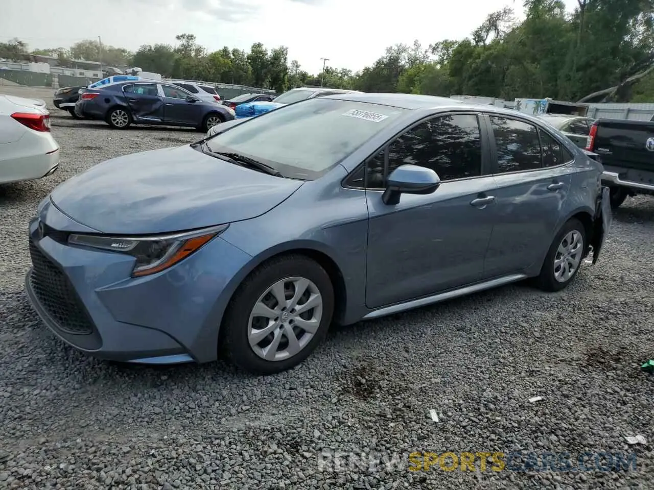 1 Photograph of a damaged car JTDEPMAE4NJ219399 TOYOTA COROLLA 2022
