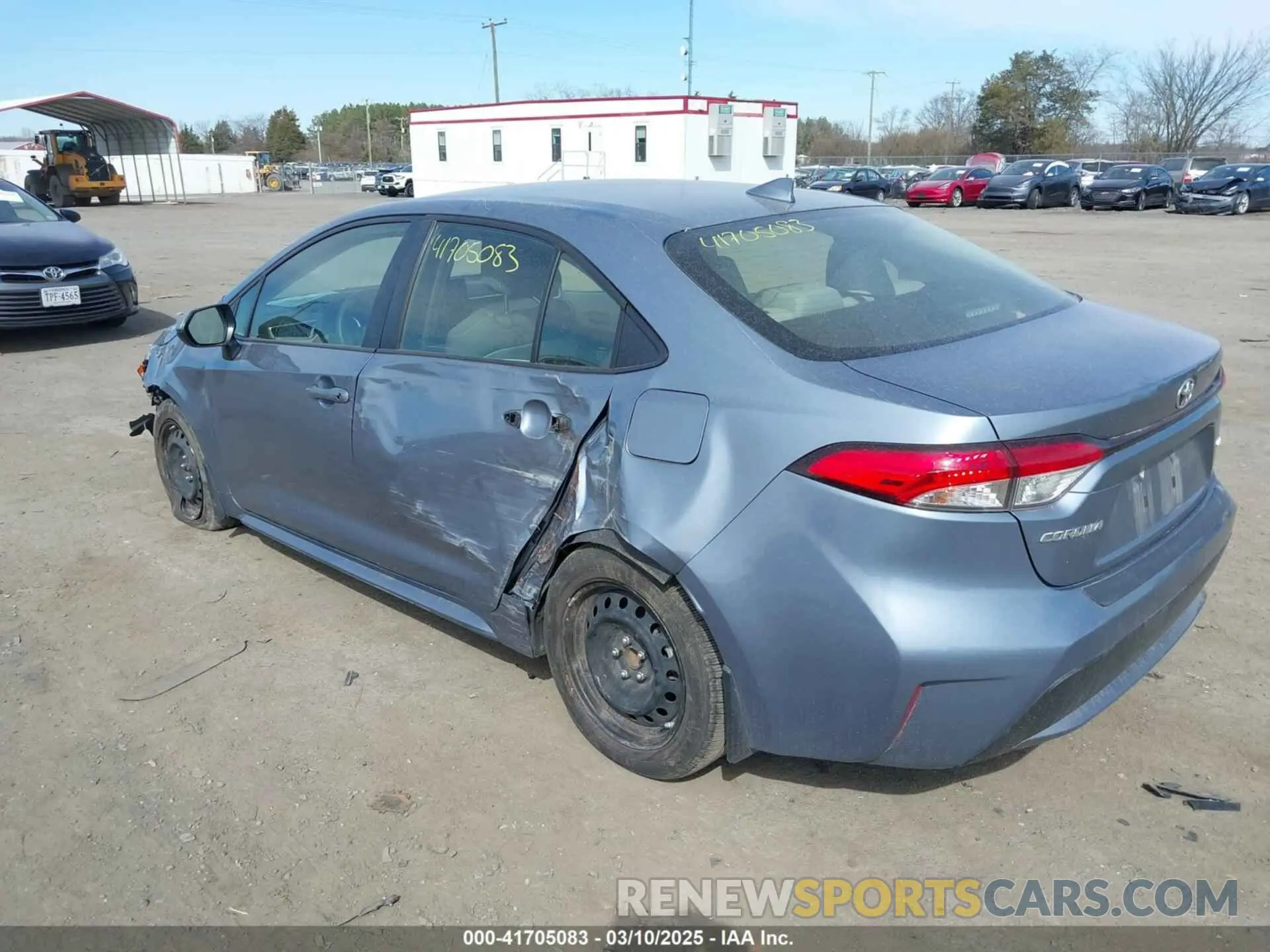 3 Photograph of a damaged car JTDEPMAE4NJ220312 TOYOTA COROLLA 2022