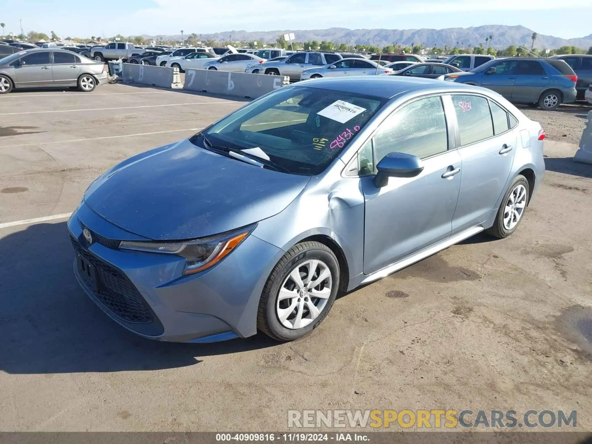 2 Photograph of a damaged car JTDEPMAE4NJ220939 TOYOTA COROLLA 2022