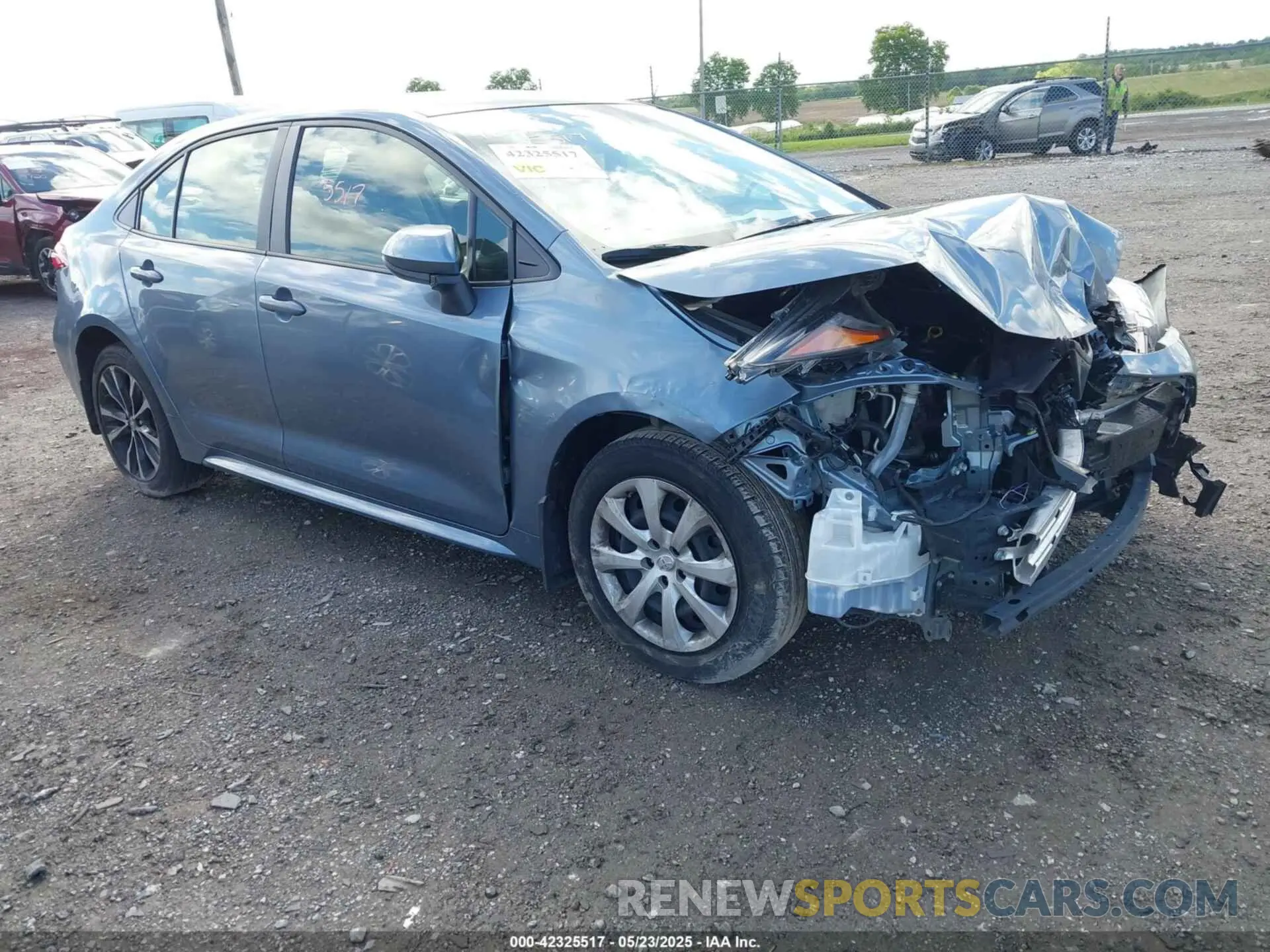 1 Photograph of a damaged car JTDEPMAE4NJ230564 TOYOTA COROLLA 2022