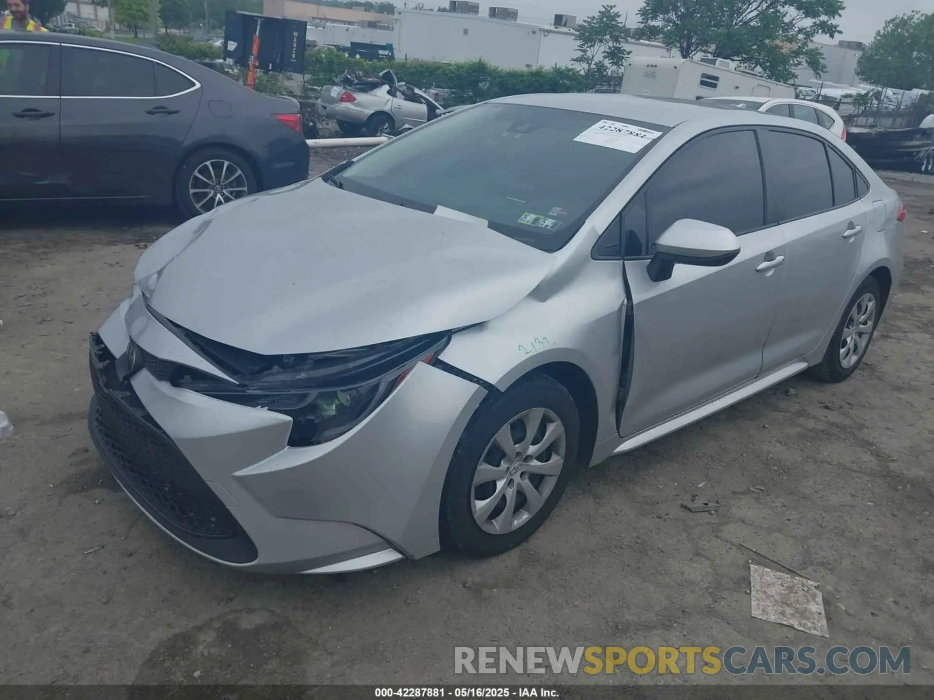 2 Photograph of a damaged car JTDEPMAE5N3014324 TOYOTA COROLLA 2022