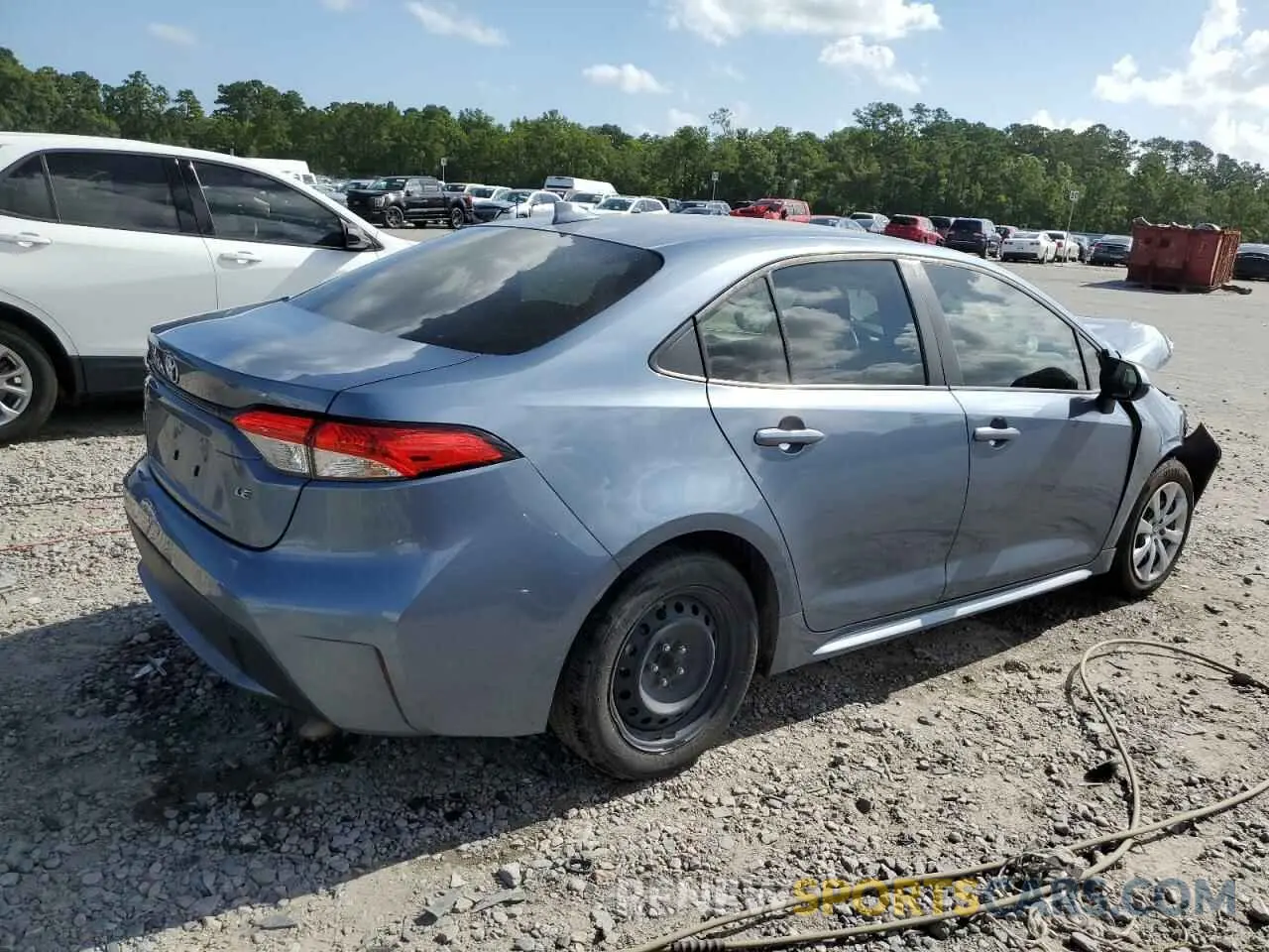 3 Photograph of a damaged car JTDEPMAE5N3015053 TOYOTA COROLLA 2022