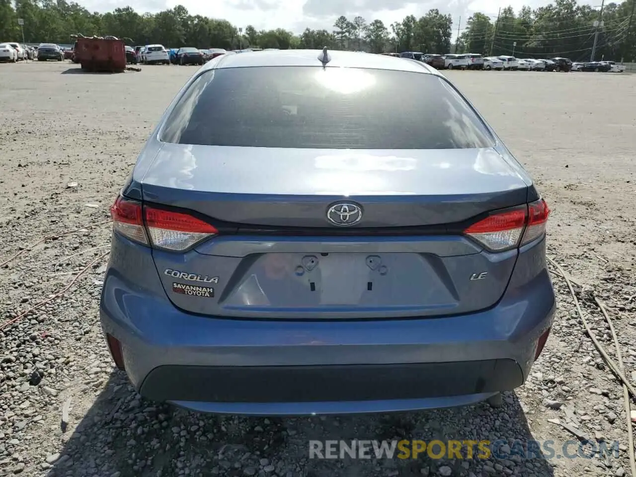 6 Photograph of a damaged car JTDEPMAE5N3015053 TOYOTA COROLLA 2022