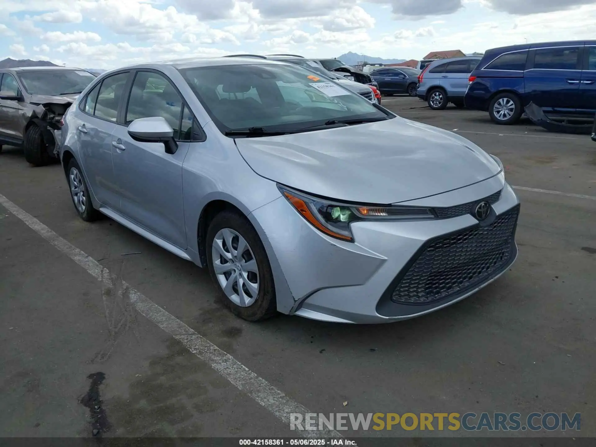 1 Photograph of a damaged car JTDEPMAE5N3018731 TOYOTA COROLLA 2022
