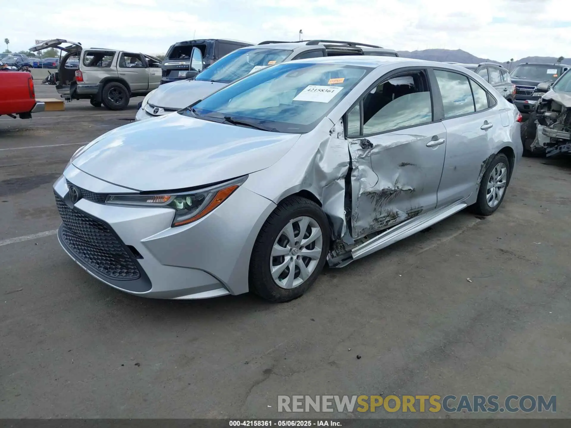 2 Photograph of a damaged car JTDEPMAE5N3018731 TOYOTA COROLLA 2022