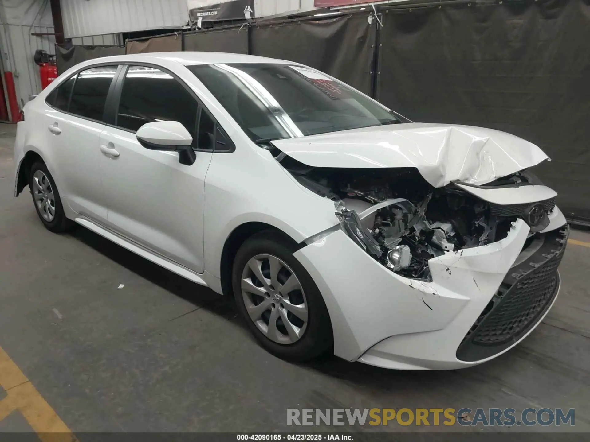 1 Photograph of a damaged car JTDEPMAE5N3022066 TOYOTA COROLLA 2022