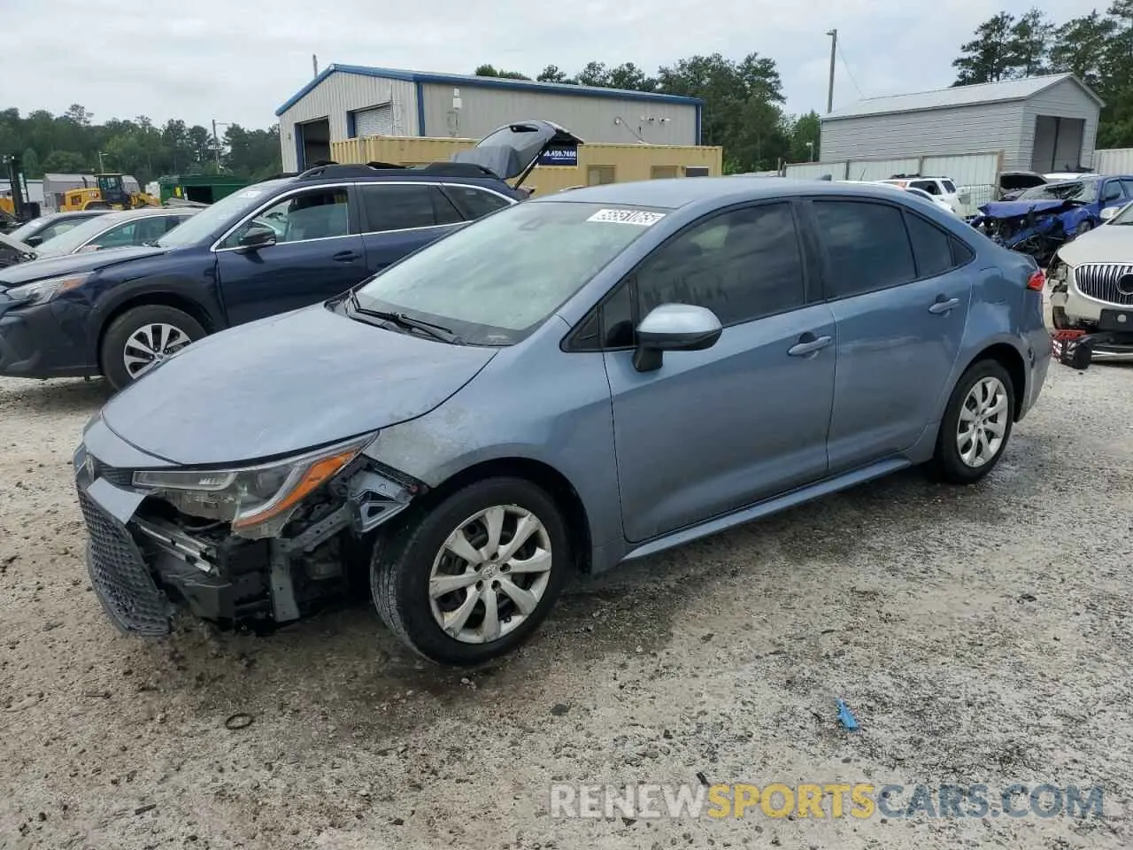 1 Photograph of a damaged car JTDEPMAE5N3022701 TOYOTA COROLLA 2022