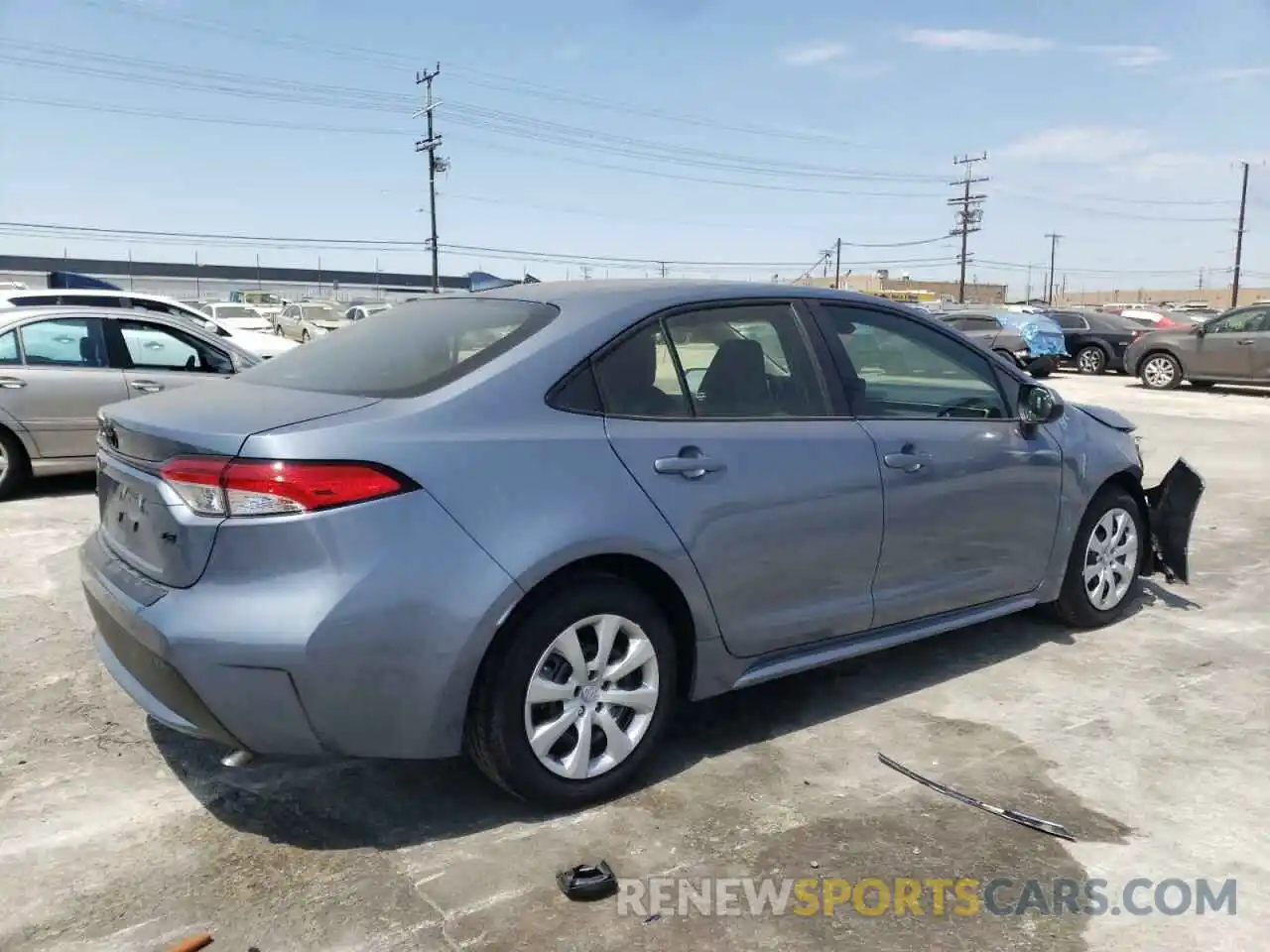 4 Photograph of a damaged car JTDEPMAE5N3023573 TOYOTA COROLLA 2022