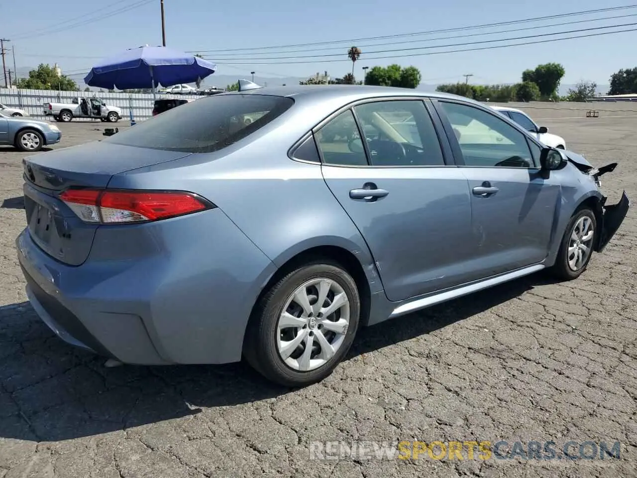 3 Photograph of a damaged car JTDEPMAE5N3033455 TOYOTA COROLLA 2022