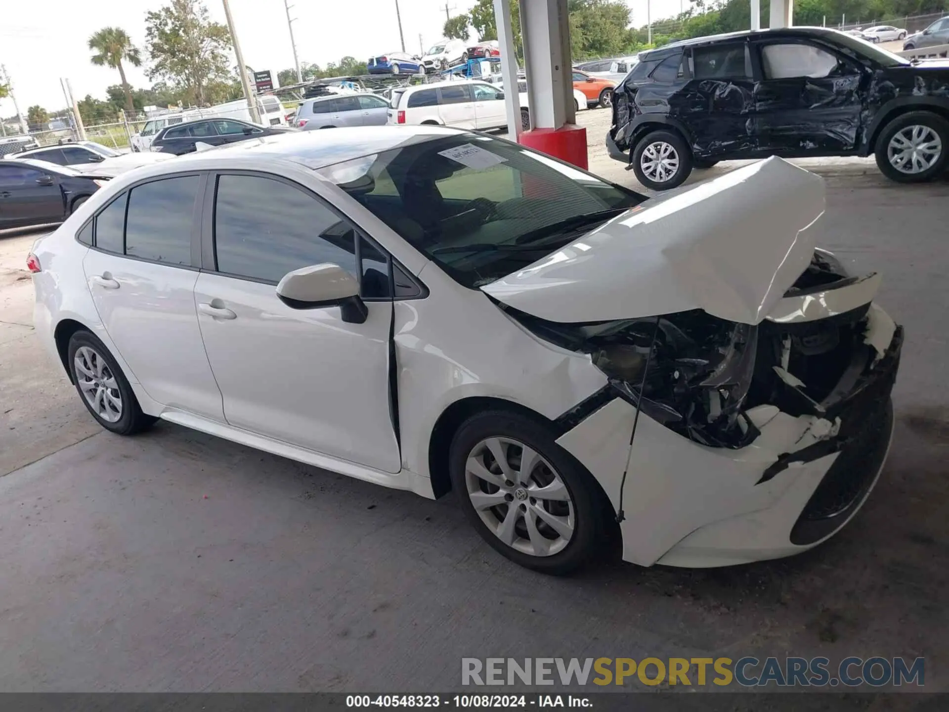 1 Photograph of a damaged car JTDEPMAE5NJ191242 TOYOTA COROLLA 2022