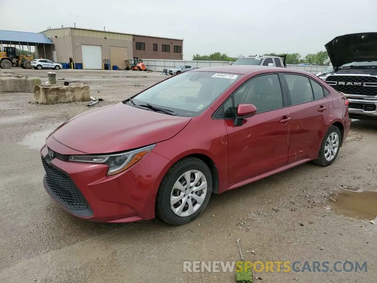 1 Photograph of a damaged car JTDEPMAE5NJ196716 TOYOTA COROLLA 2022
