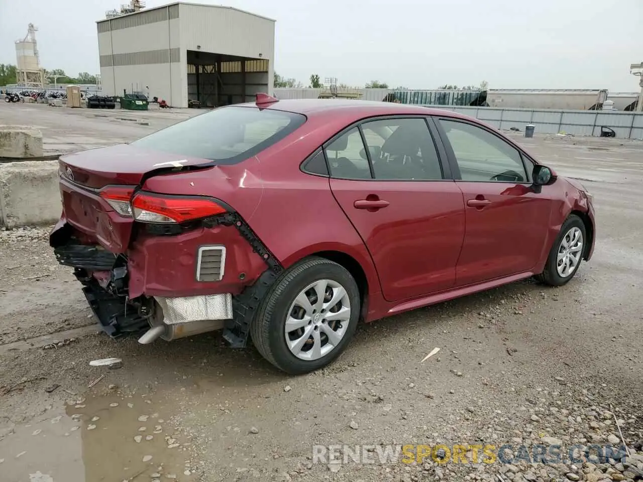 3 Photograph of a damaged car JTDEPMAE5NJ196716 TOYOTA COROLLA 2022
