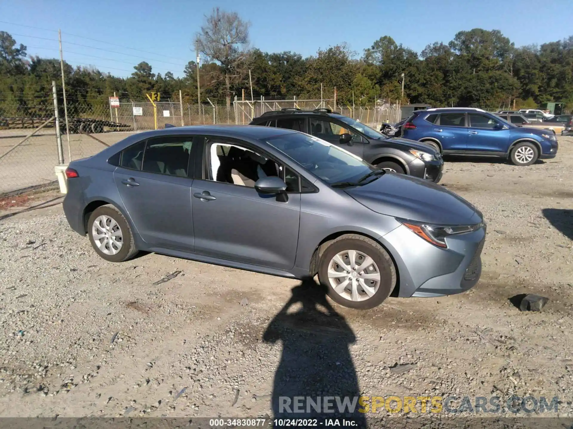 1 Photograph of a damaged car JTDEPMAE5NJ196831 TOYOTA COROLLA 2022