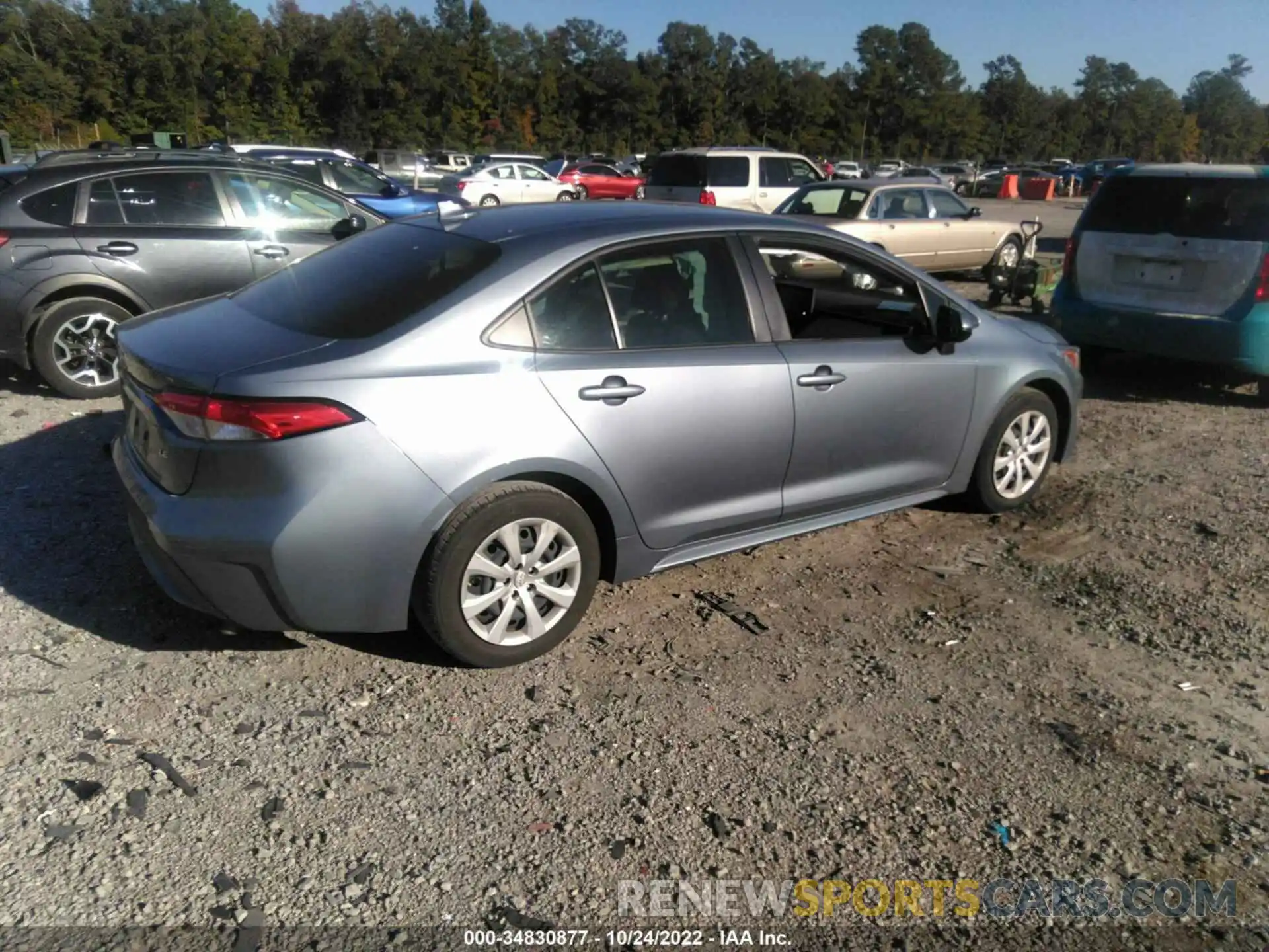 4 Photograph of a damaged car JTDEPMAE5NJ196831 TOYOTA COROLLA 2022