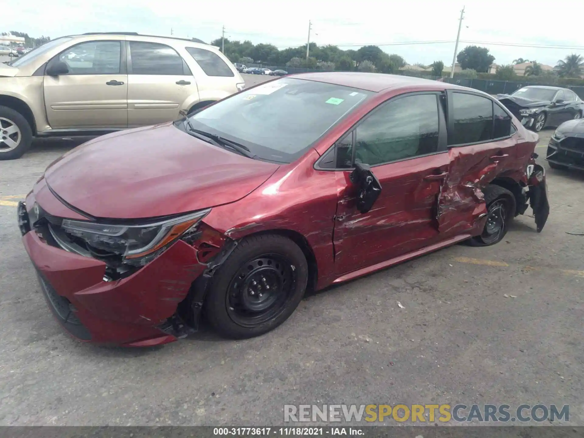 2 Photograph of a damaged car JTDEPMAE5NJ199048 TOYOTA COROLLA 2022